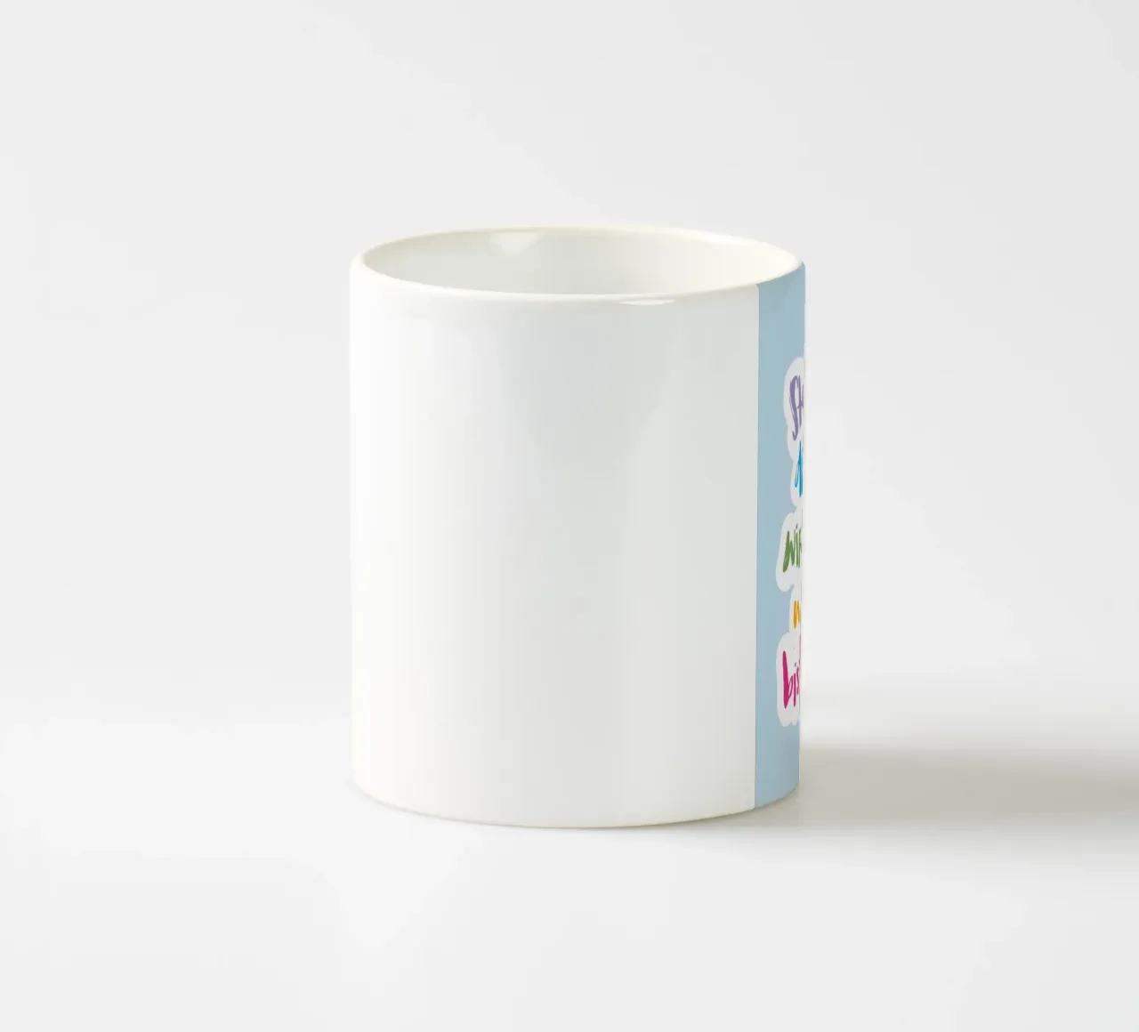 Die Zukunft wird gut 2.0 tazza in ceramica da Brushmeetspaper