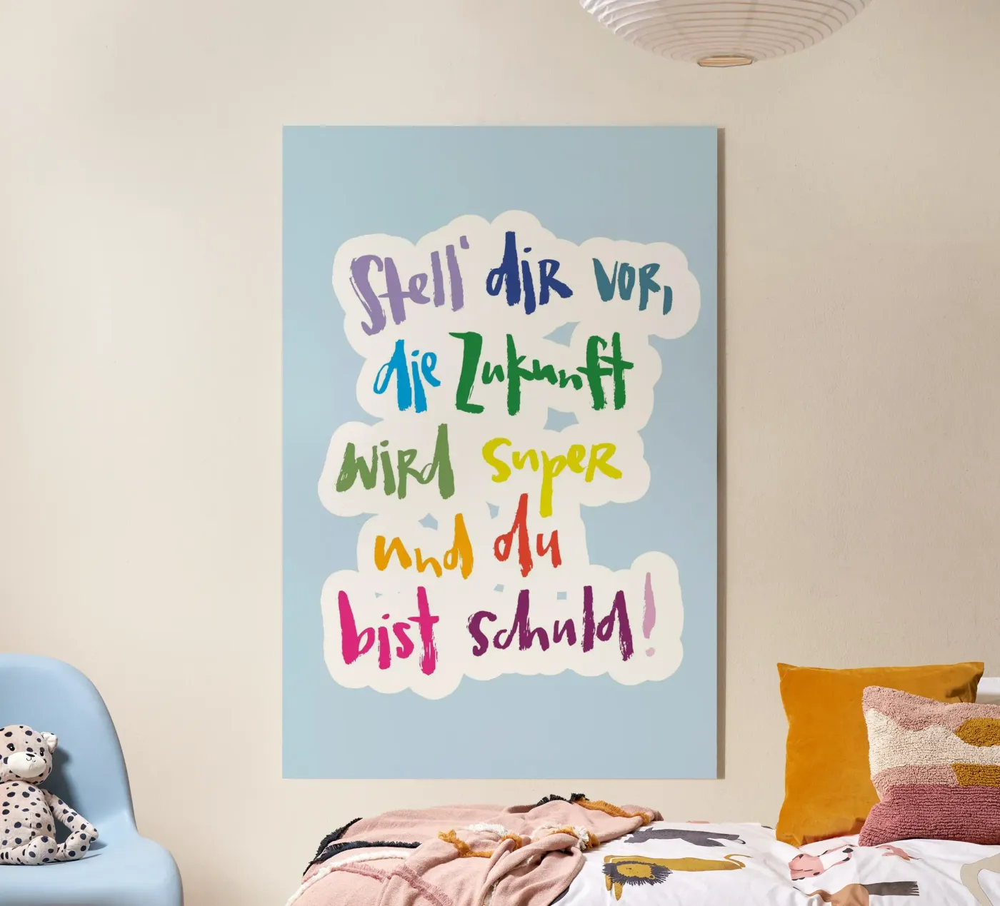 Die Zukunft wird gut 2.0 plexiglass da Brushmeetspaper