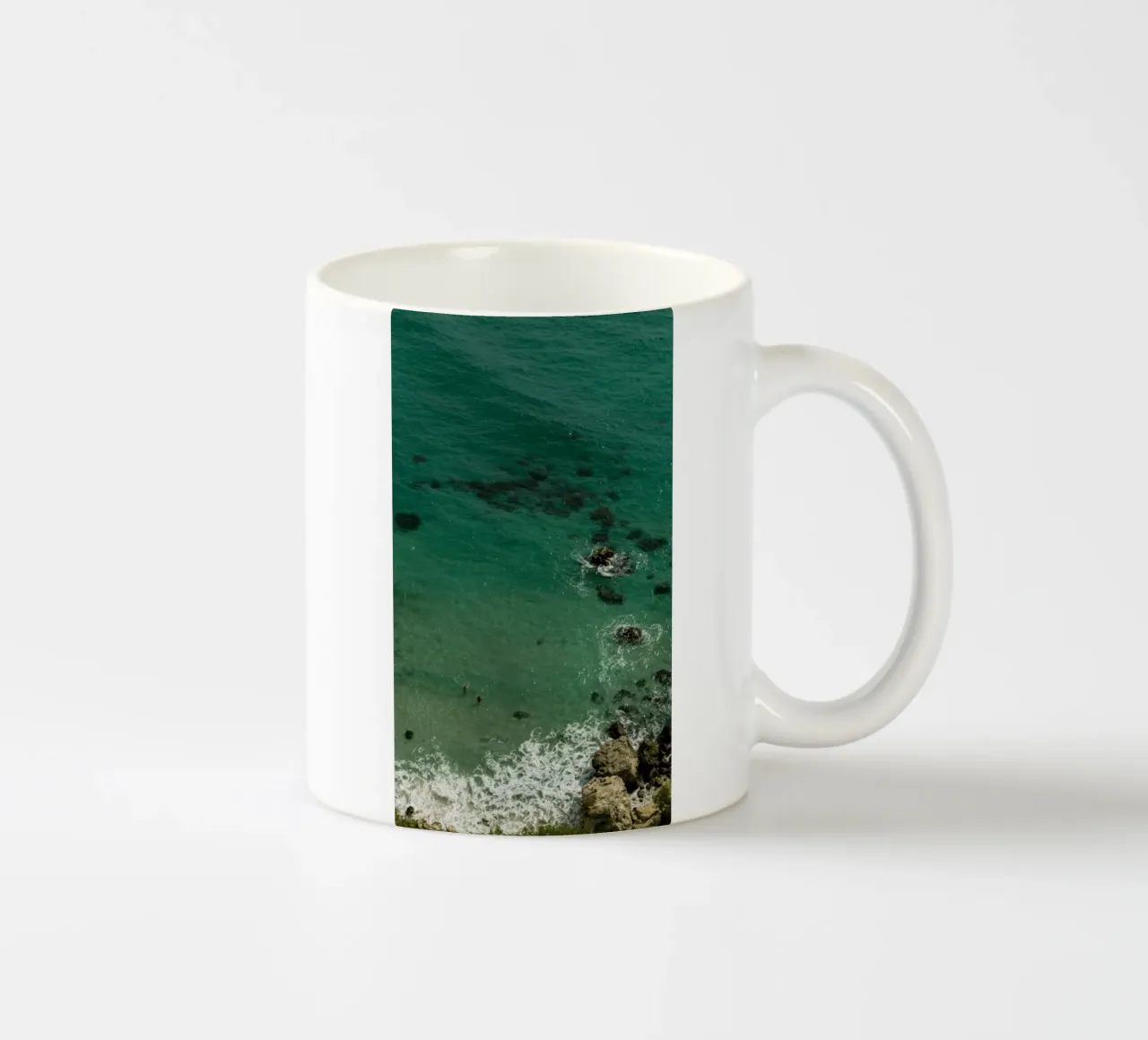 turquoise water tazza in ceramica da Horsire