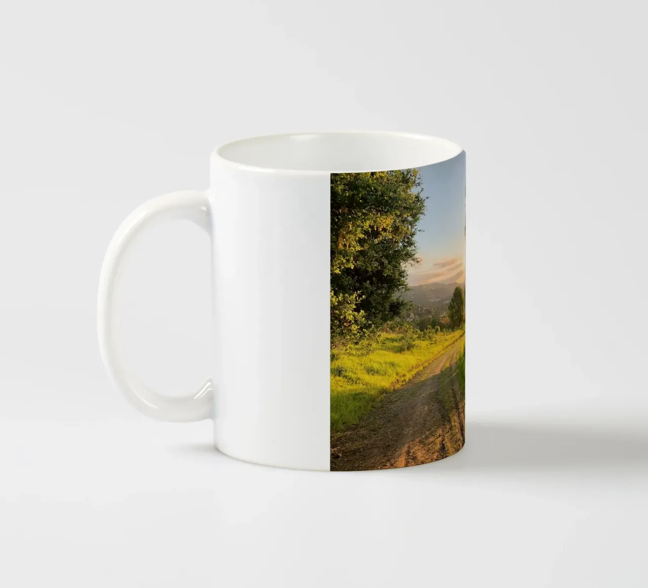 forest sunshine tazza in ceramica da cofa home
