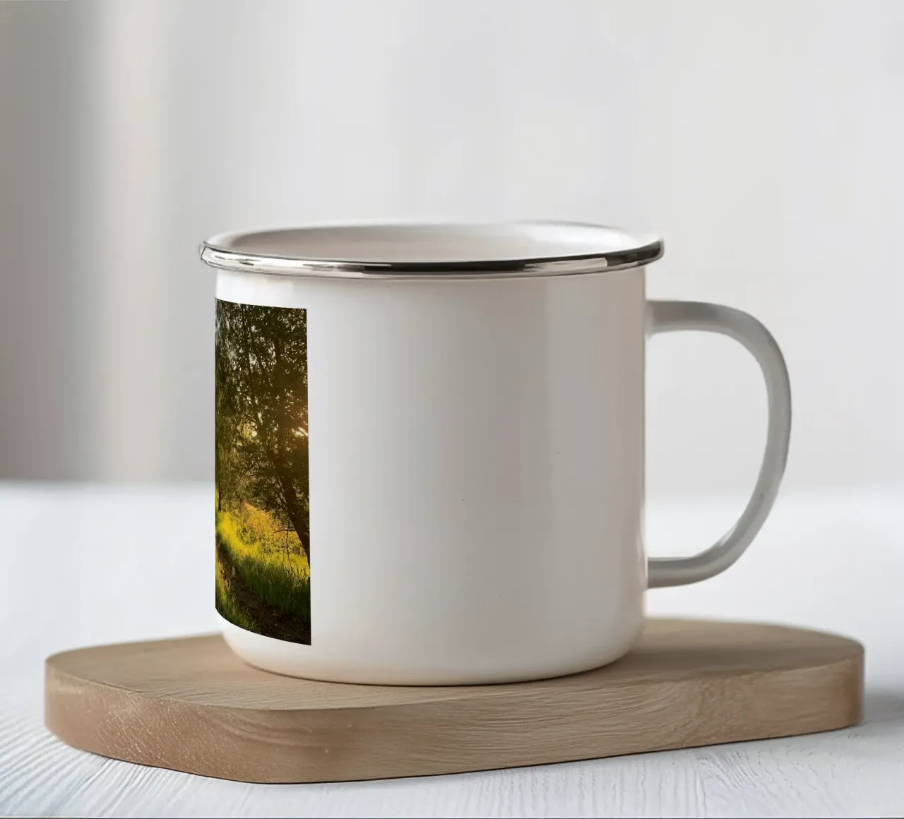 forest sunshine tazza in smalto da cofa home