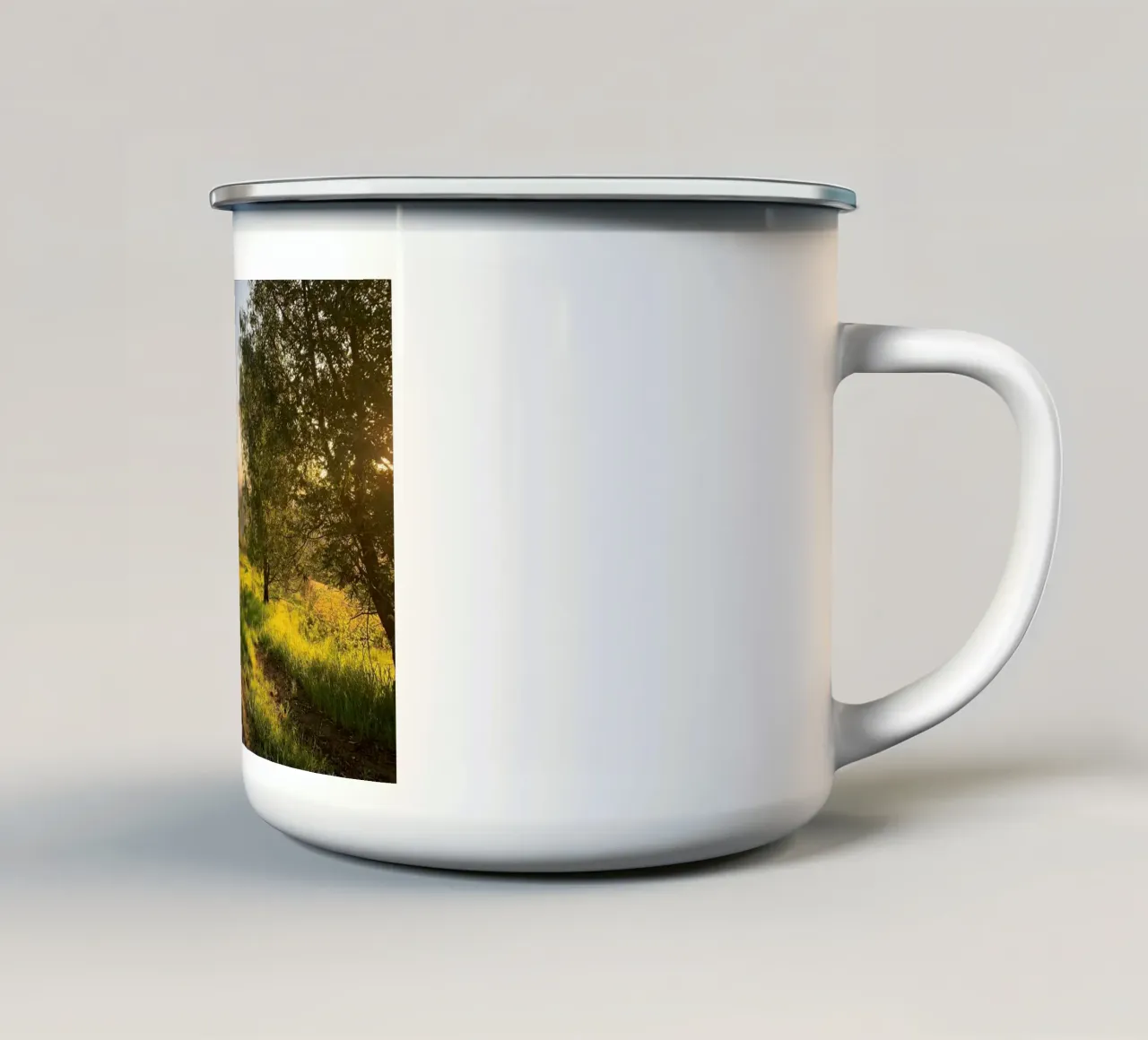 forest sunshine tazza in smalto da cofa home