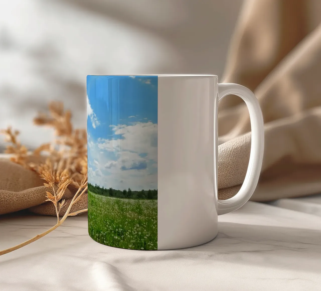 nature outdoors plants keramische mok van Horsire