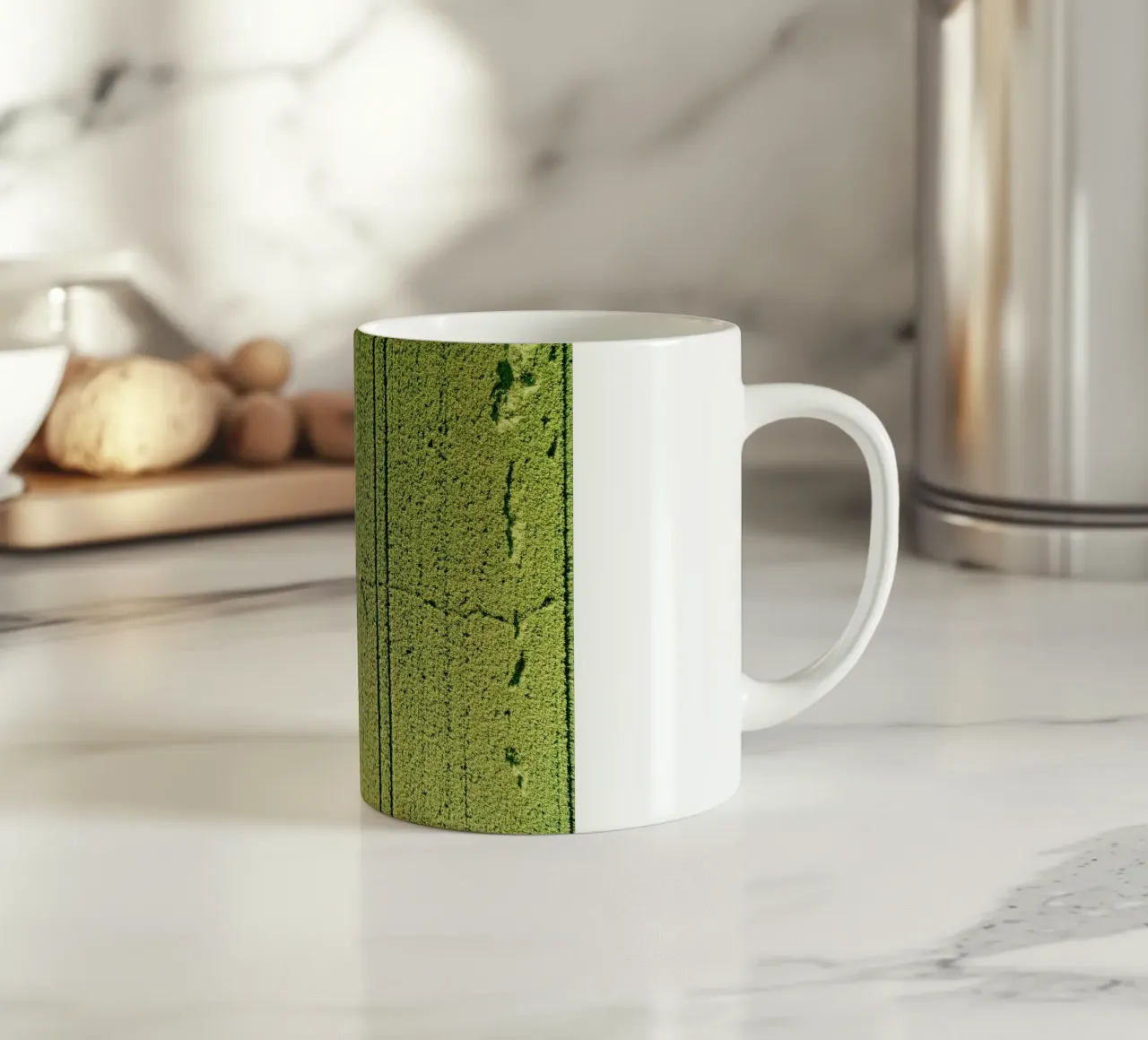 farming countryside tazza in ceramica da Horsire