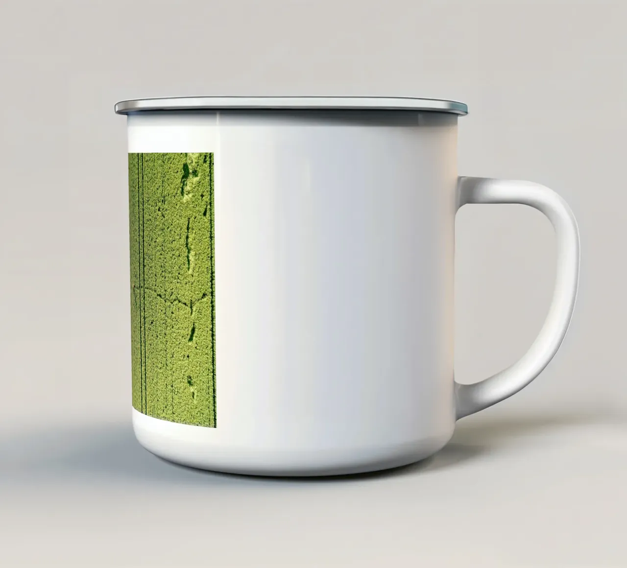 farming countryside tazza in smalto da Horsire