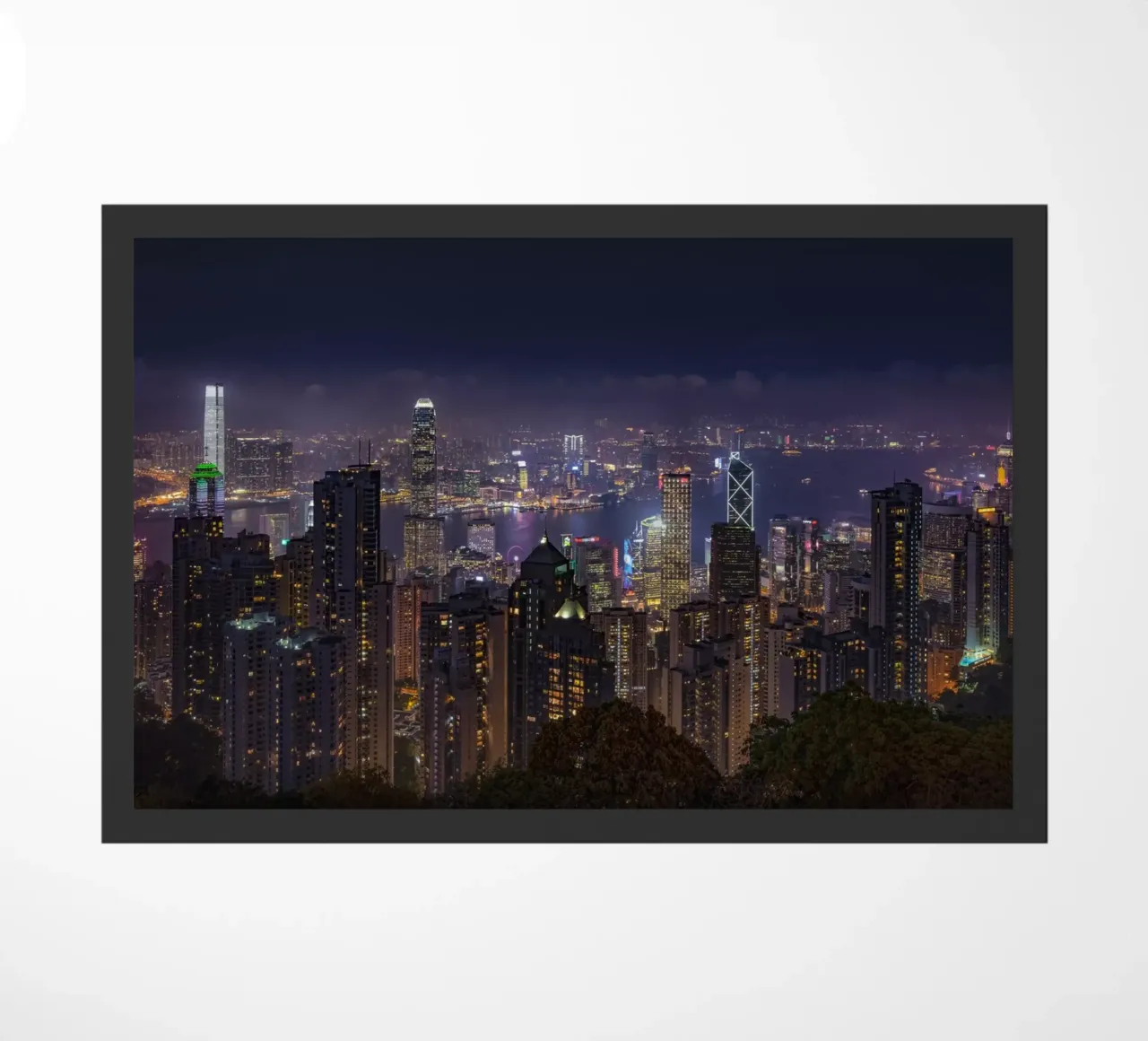 Hongkong di notte zerbino da thetraveller