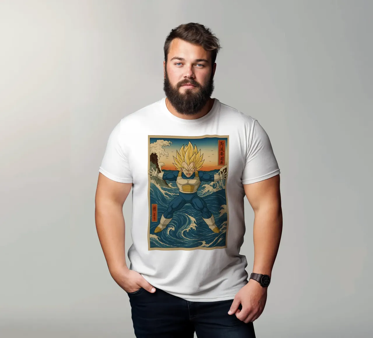 Vintage Vegeta Japan Art camiseta de KakiHanryJP