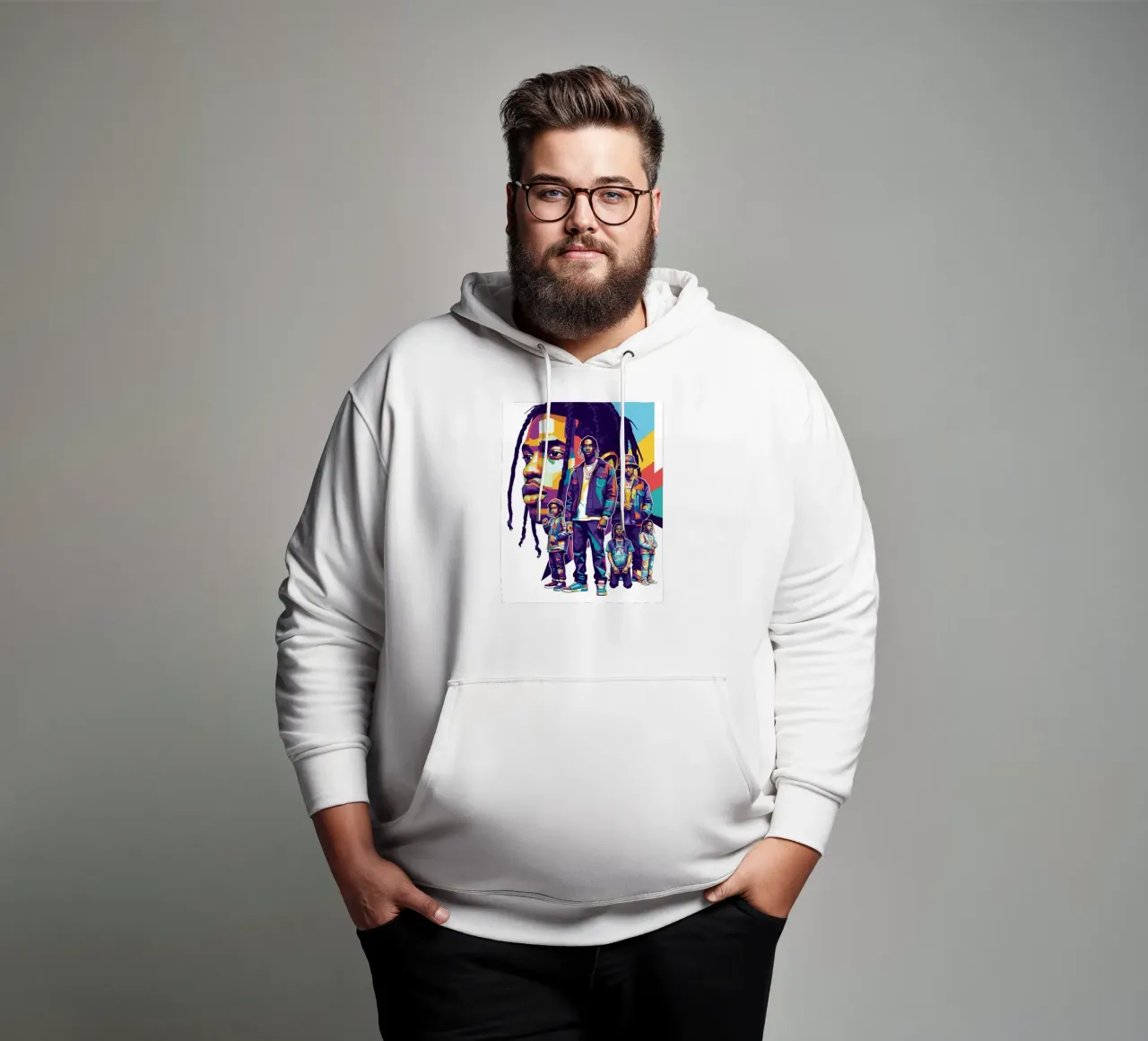 Travis Scott evolution felpa con cappuccio da Hantamrata