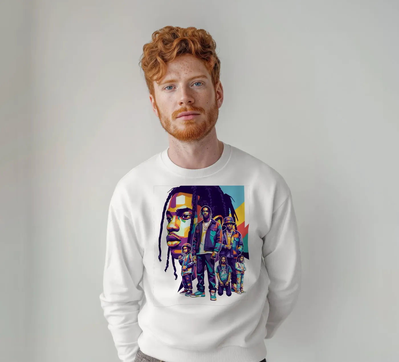 Travis Scott evolution felpa da Hantamrata