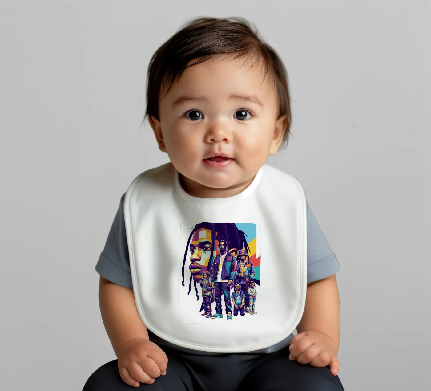 Travis Scott evolution bavaglino da Hantamrata