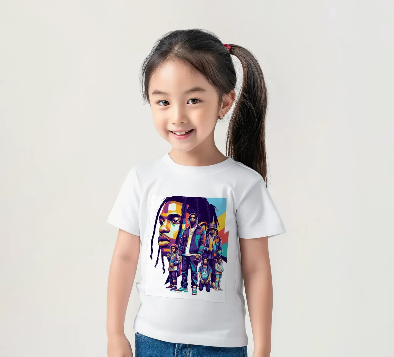 Travis Scott evolution t-shirt bambini da Hantamrata