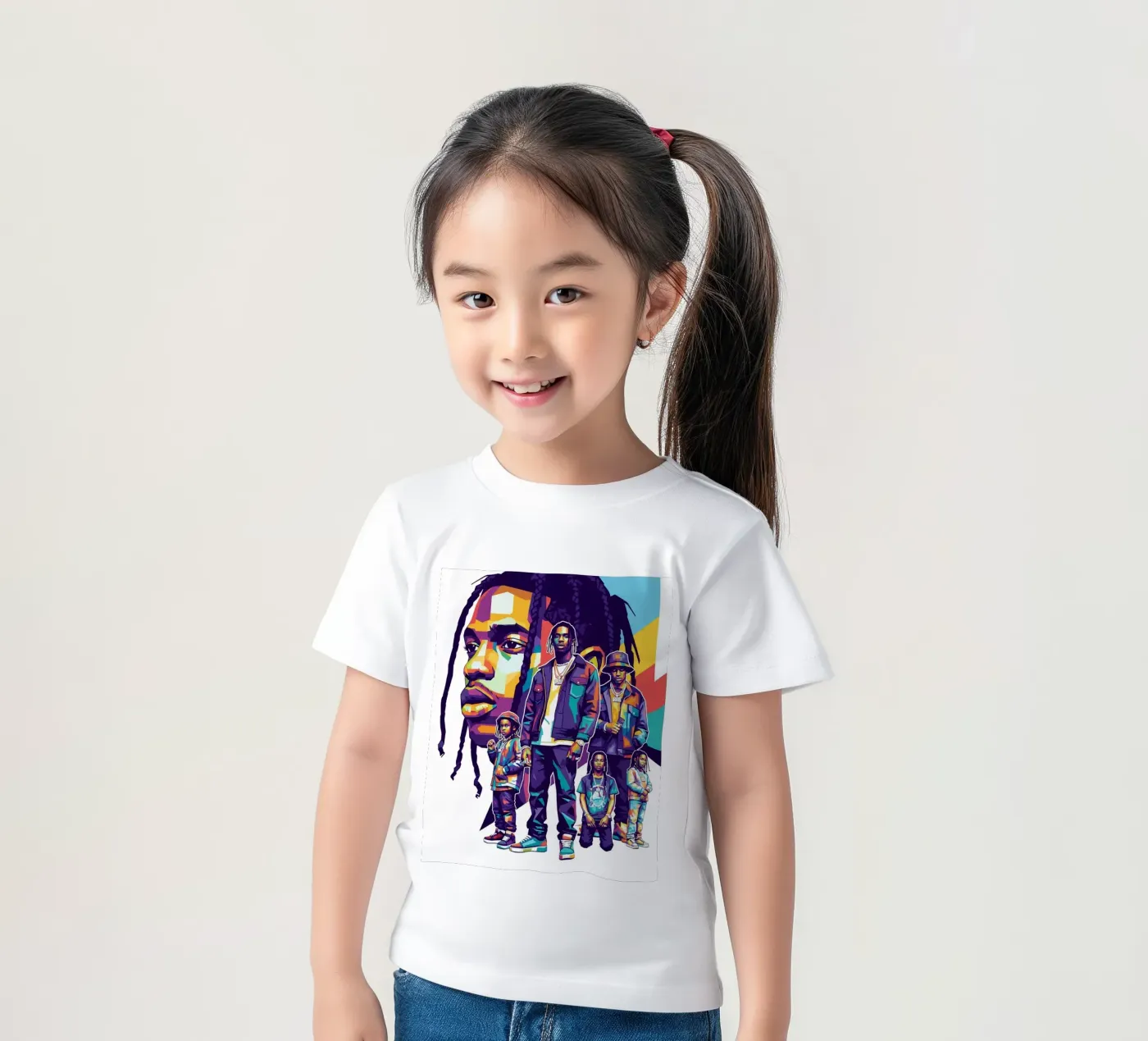 Travis Scott evolution t-shirt bambini da Hantamrata