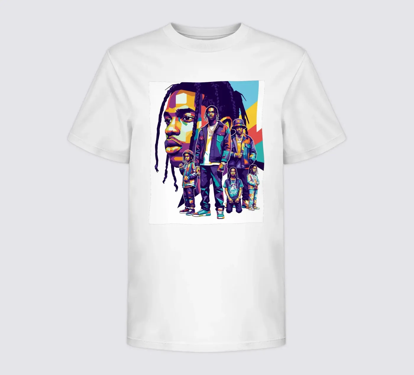 Travis Scott evolution t-shirt bambini da Hantamrata