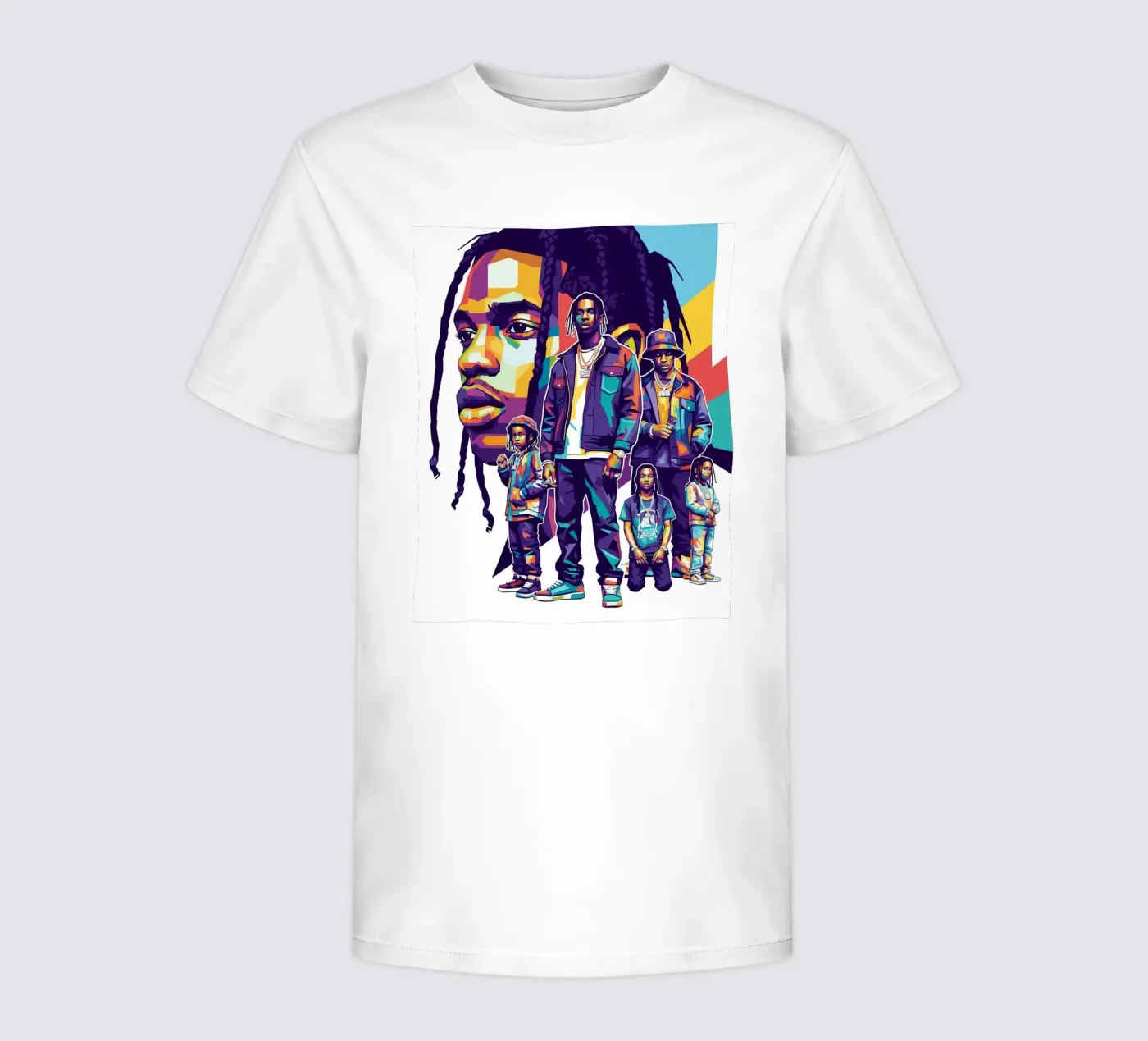 Travis Scott evolution t-shirt bambini da Hantamrata