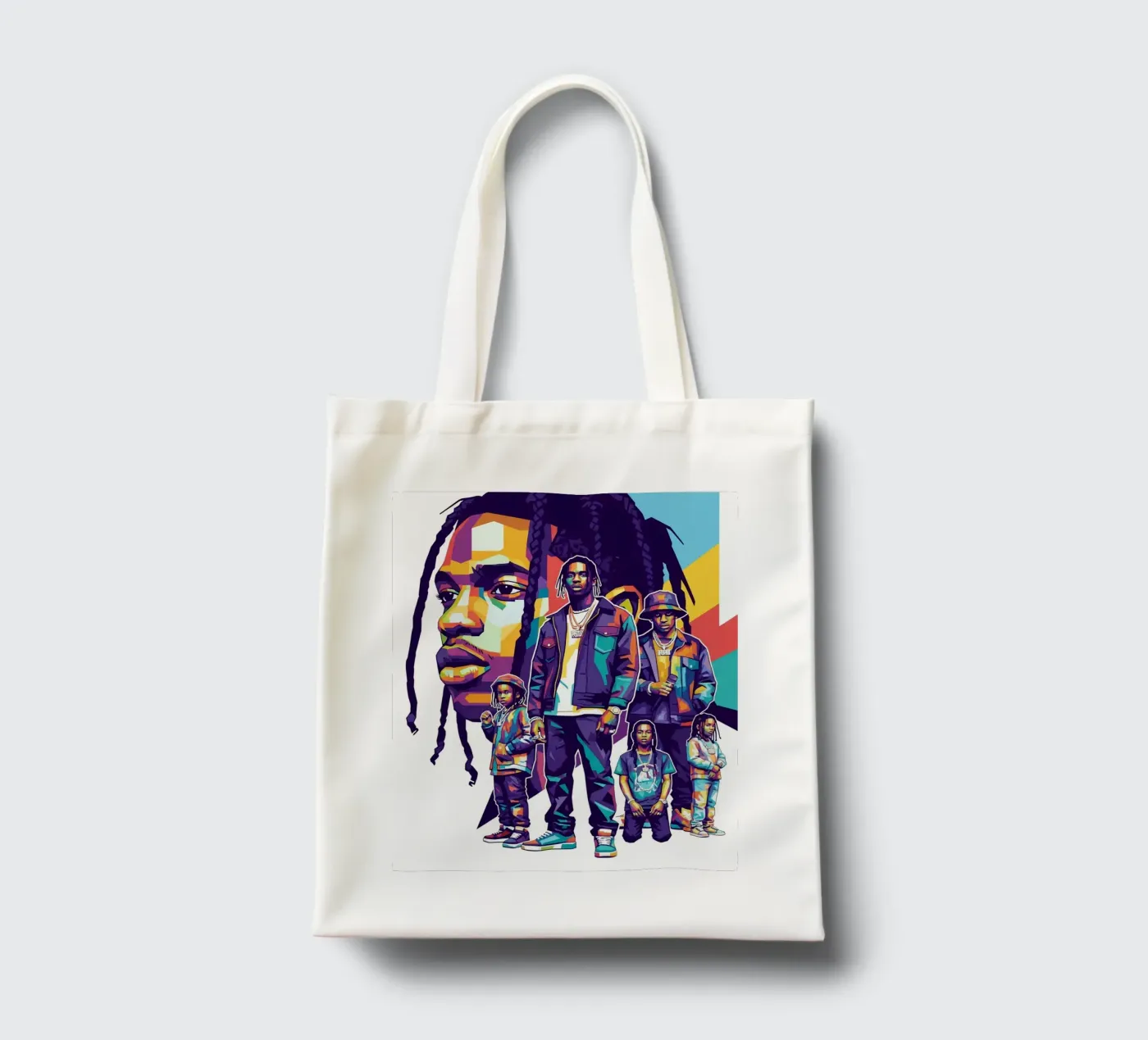Travis Scott evolution tote bag by Hantamrata