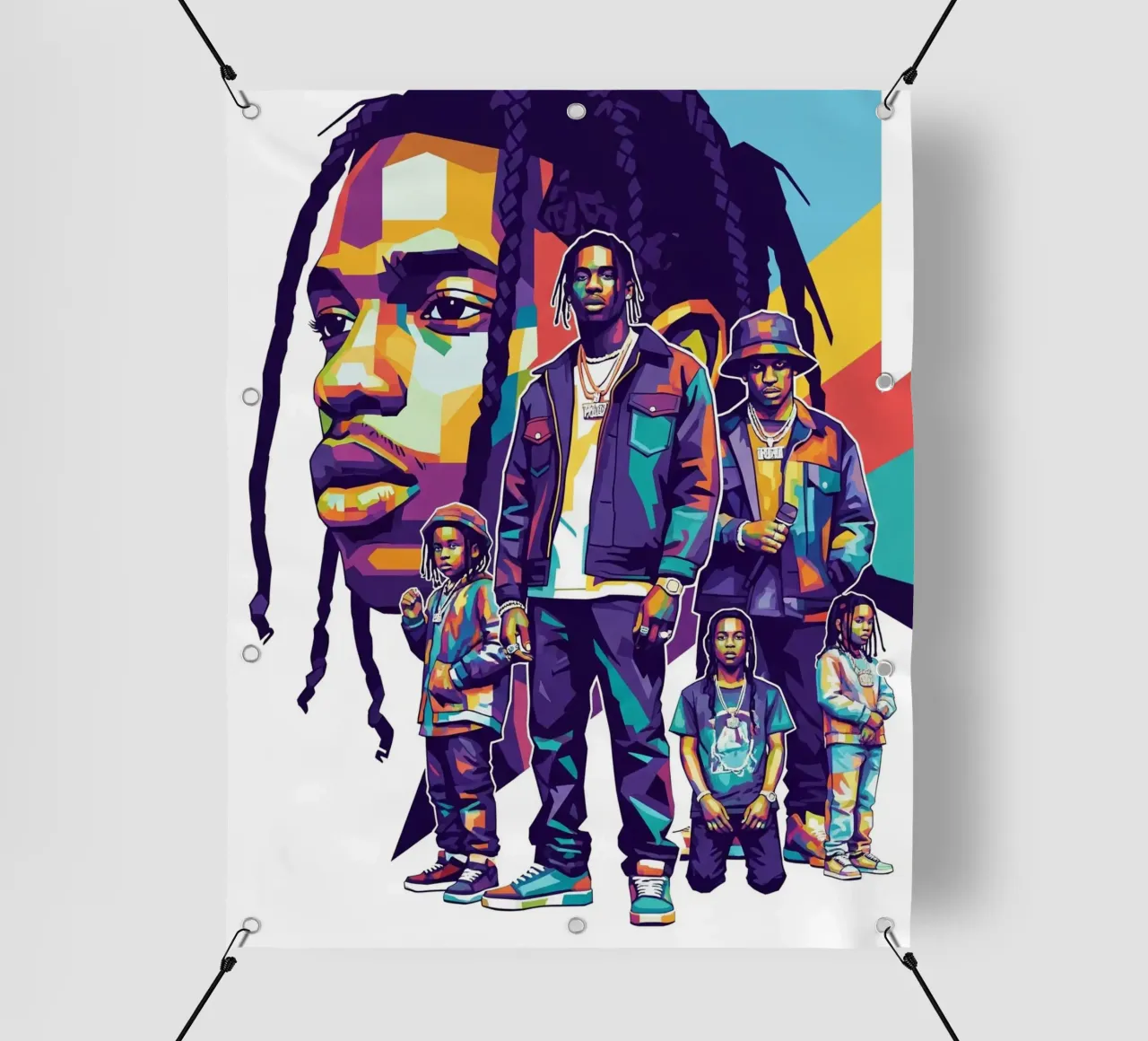 Travis Scott evolution telo in pvc da Hantamrata