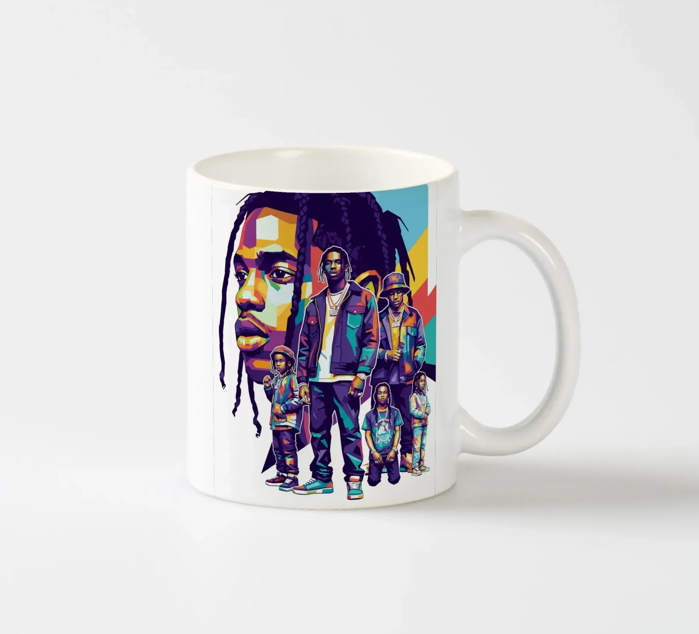 Travis Scott evolution ceramic mug by Hantamrata