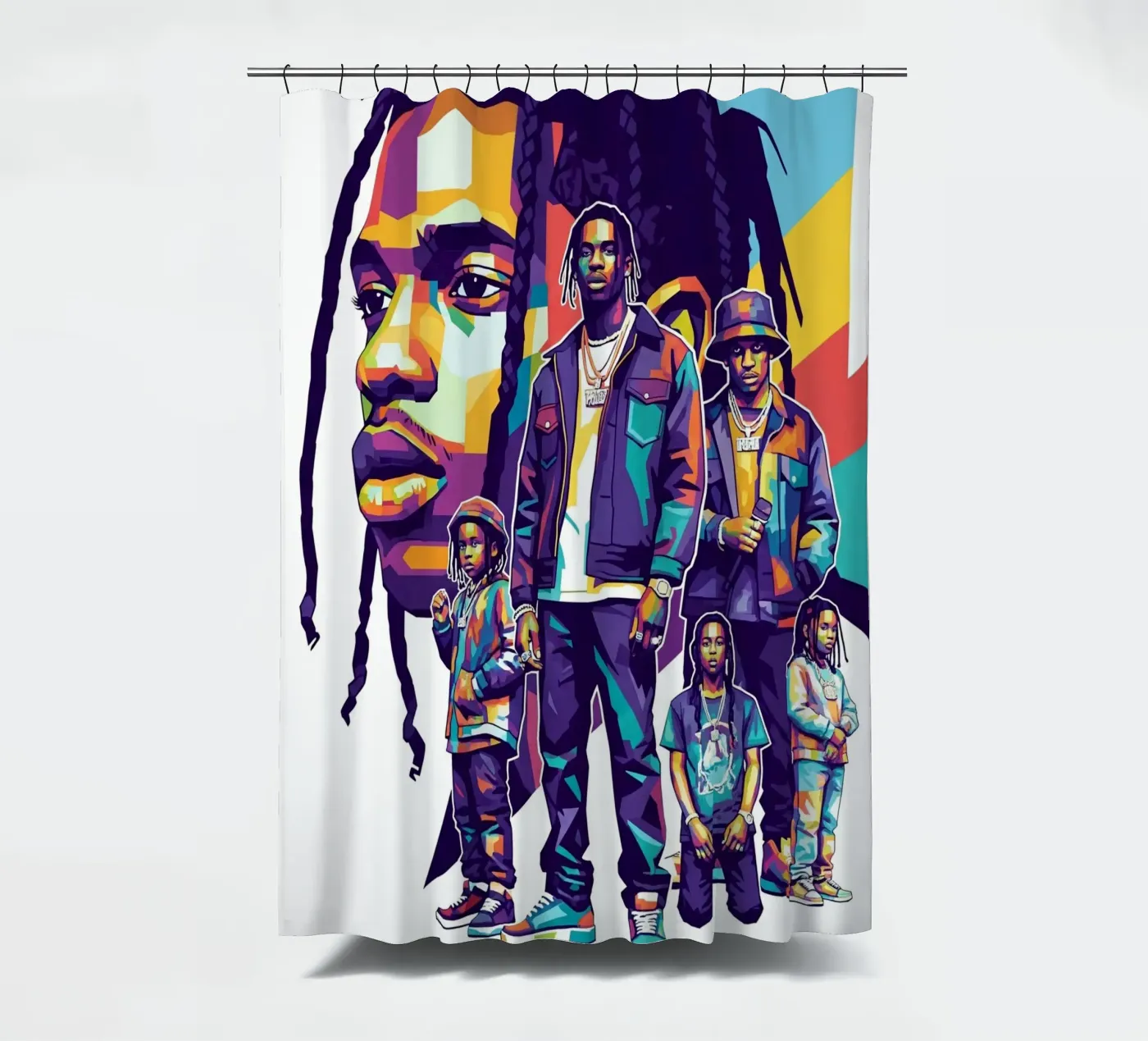 Travis Scott evolution Duschvorhang von Hantamrata