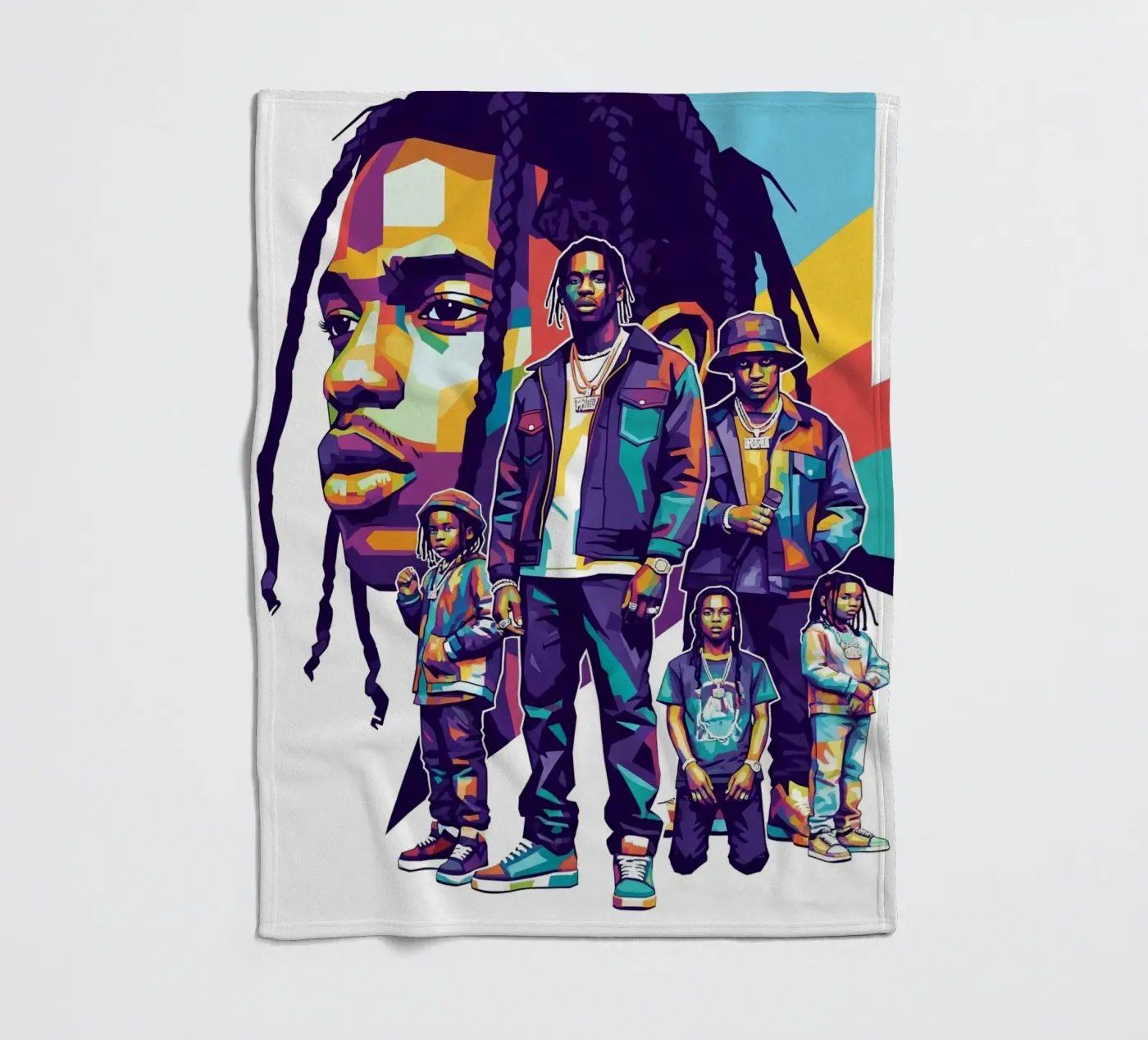 Travis Scott evolution coperta in pile da Hantamrata