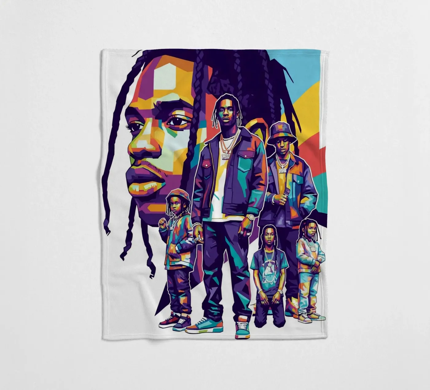 Travis Scott evolution fleecedeken van Hantamrata