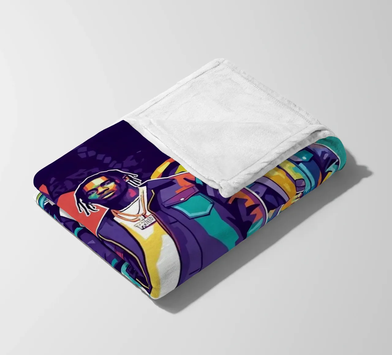 Travis Scott evolution fleece blanket by Hantamrata