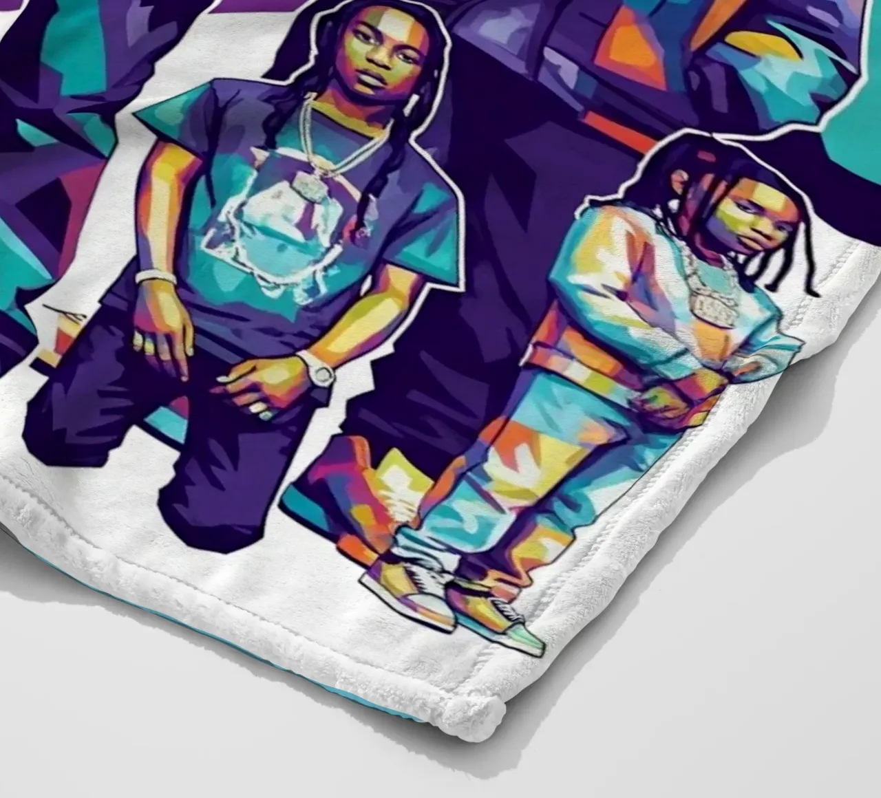 Travis Scott evolution fleece blanket by Hantamrata
