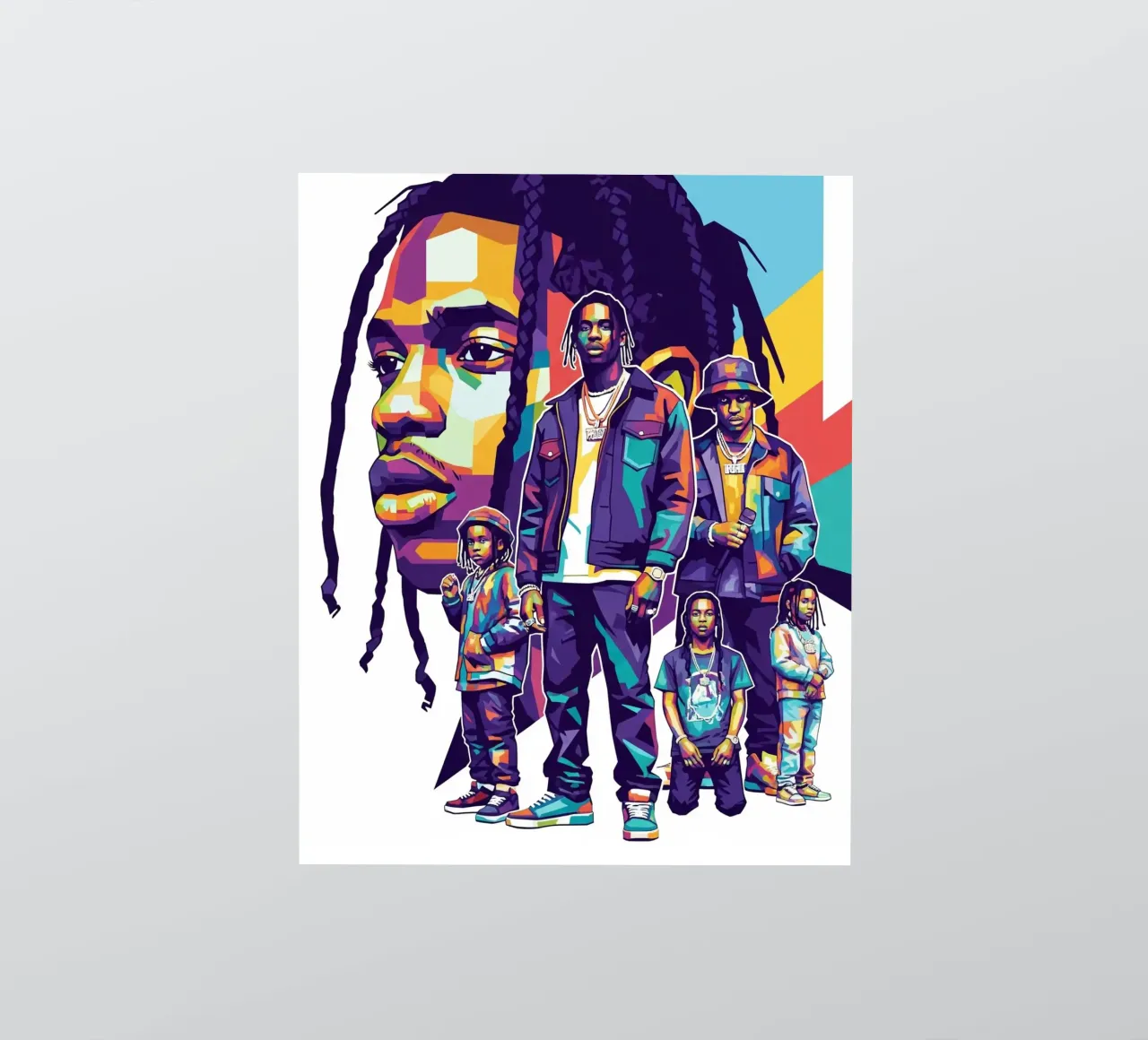 Travis Scott evolution adesivo da Hantamrata