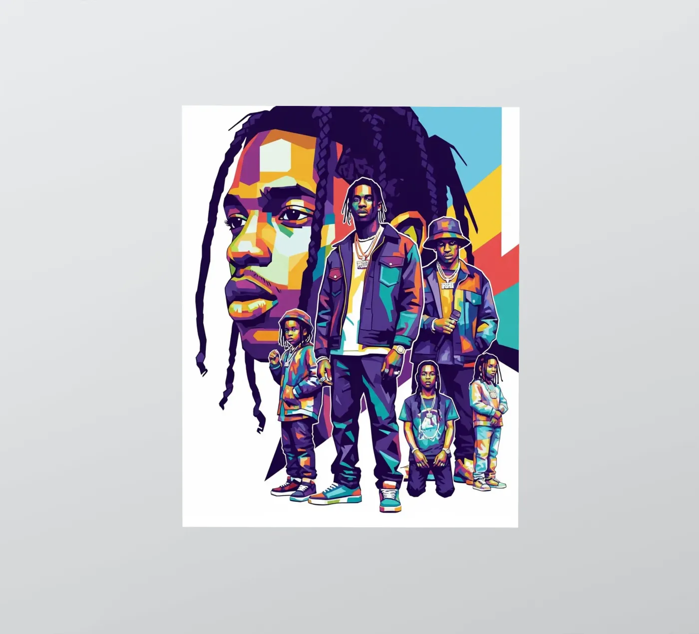 Travis Scott evolution sticker van Hantamrata