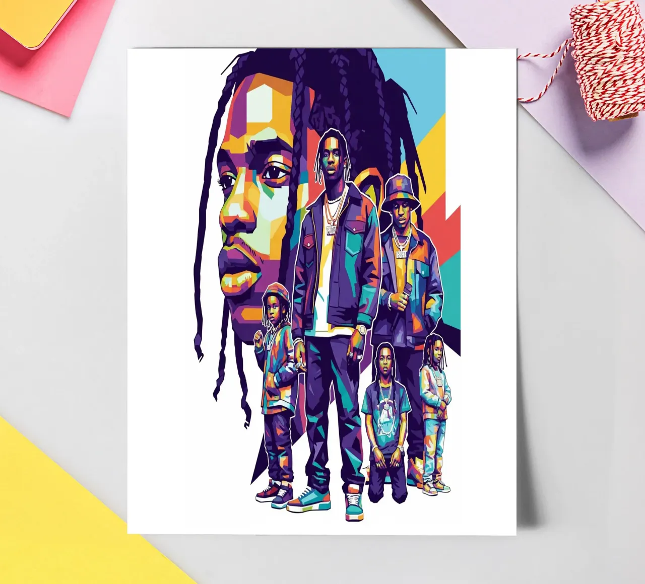 Travis Scott evolution stickervel van Hantamrata