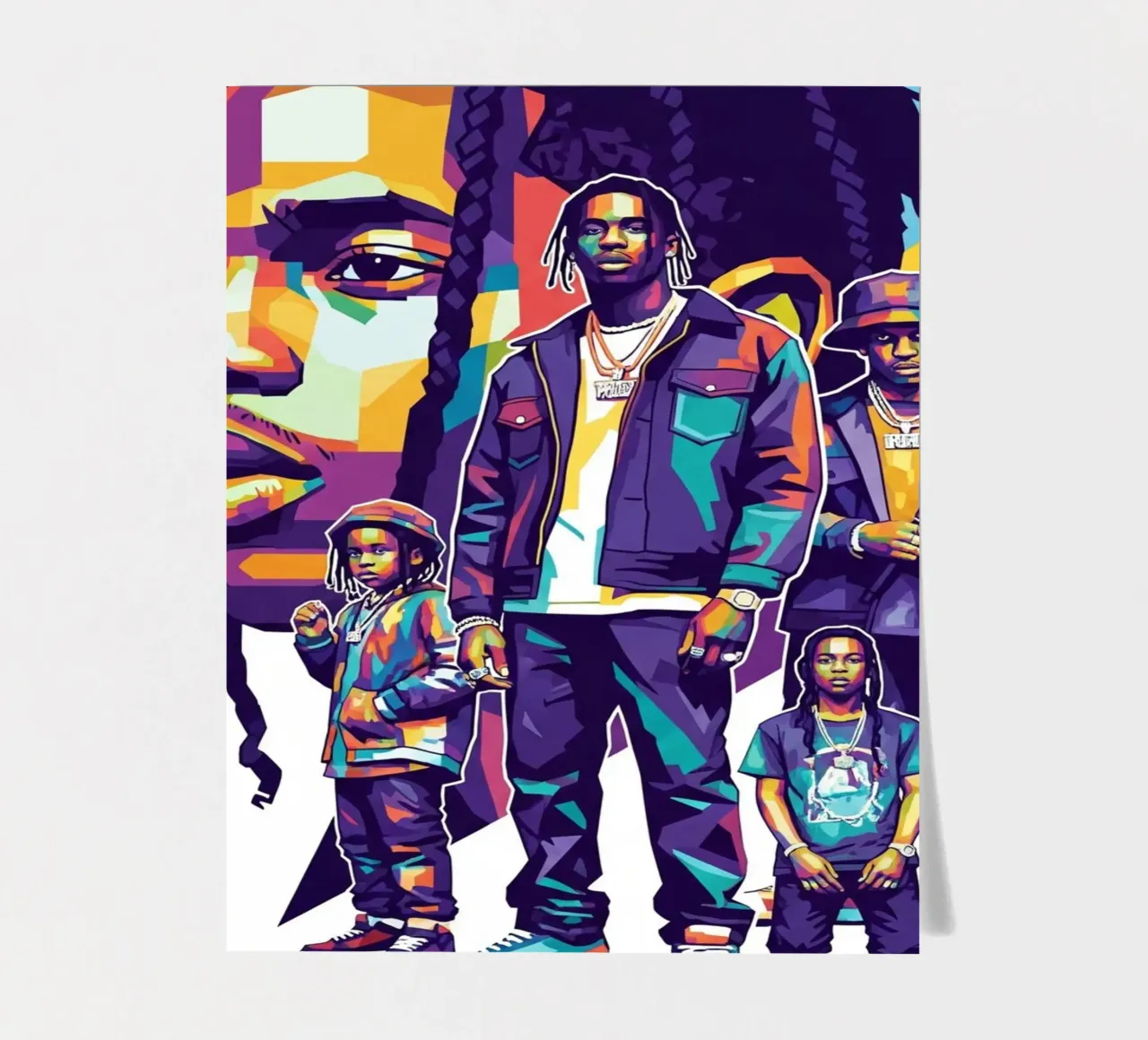 Travis Scott evolution stickervel van Hantamrata