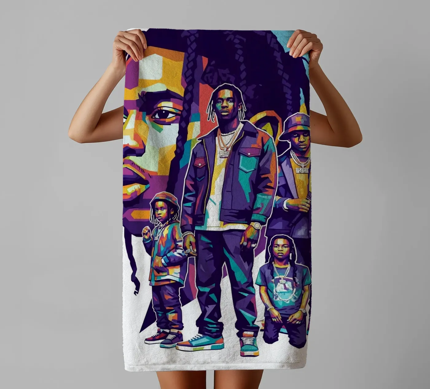 Travis Scott evolution badhanddoek van Hantamrata