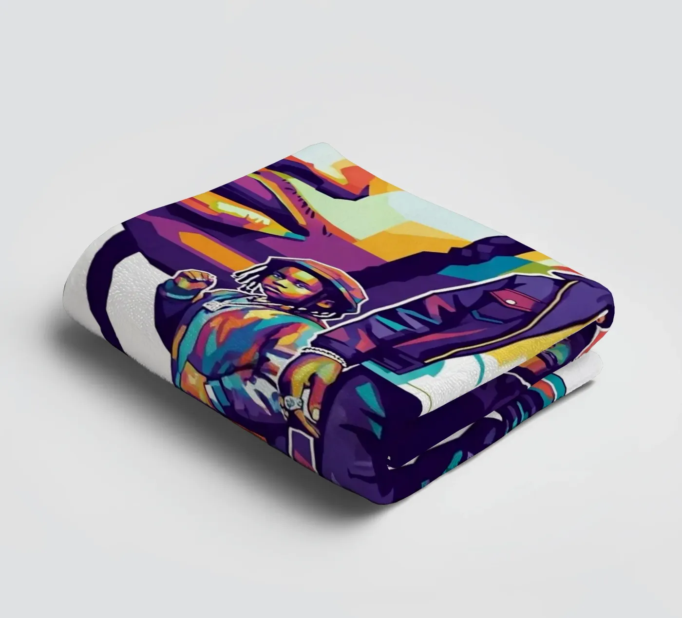 Travis Scott evolution towel by Hantamrata