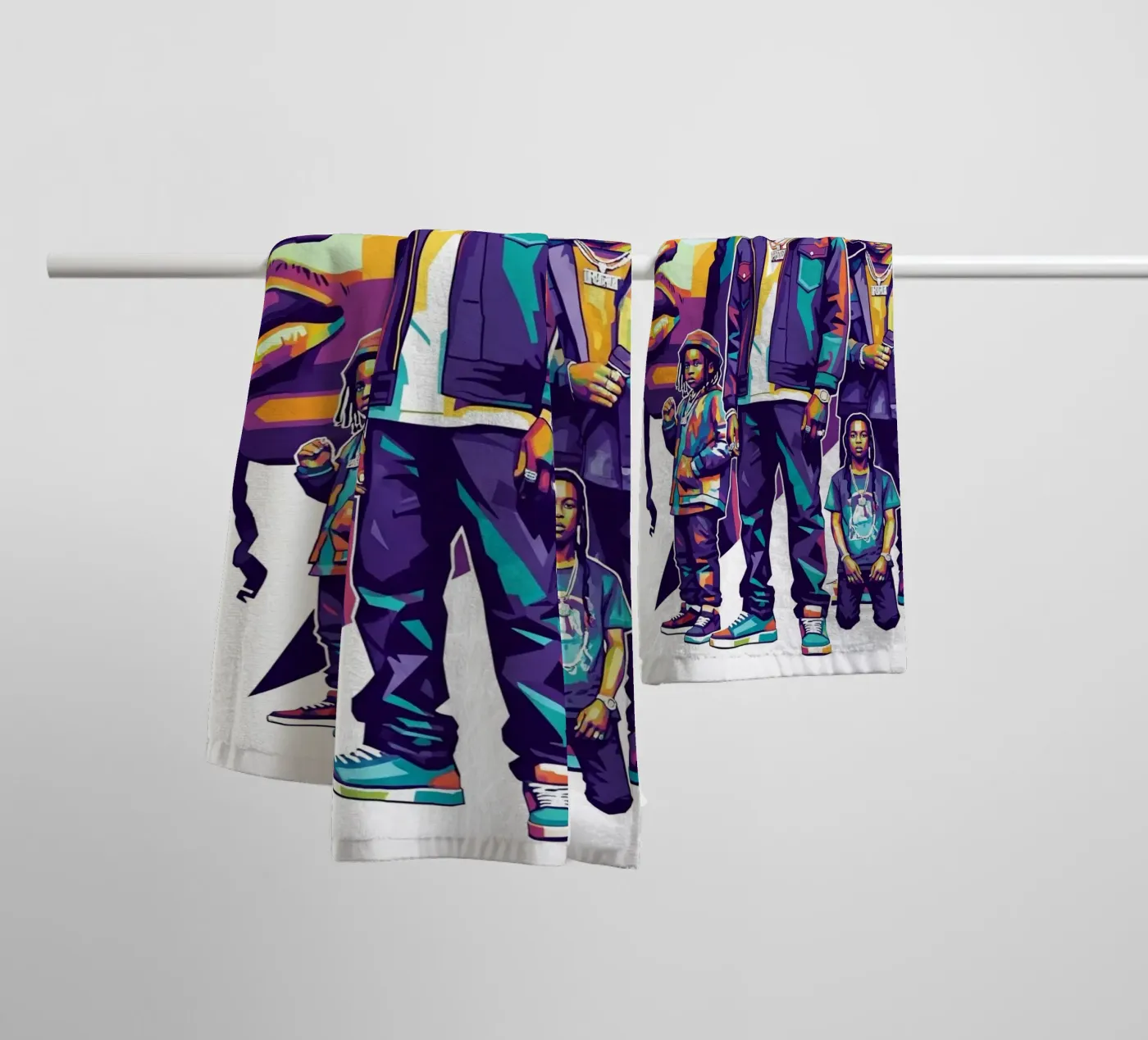 Travis Scott evolution towel by Hantamrata