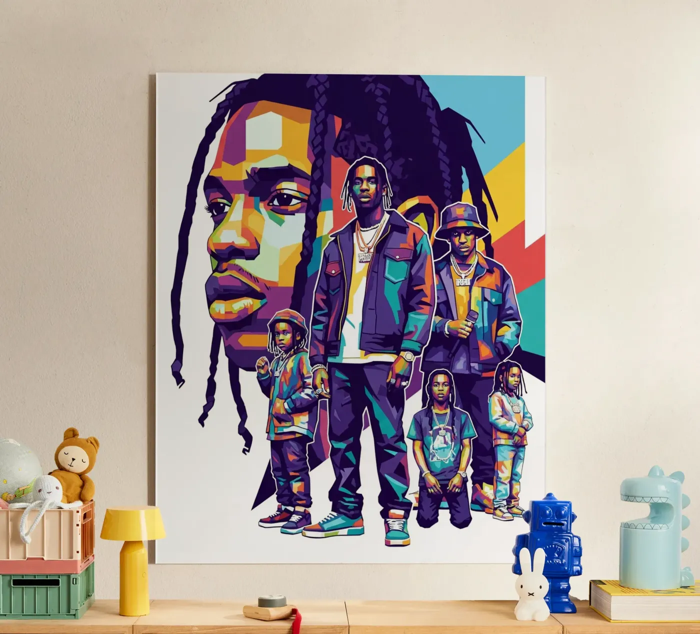 Travis Scott evolution Acryl-Glas von Hantamrata
