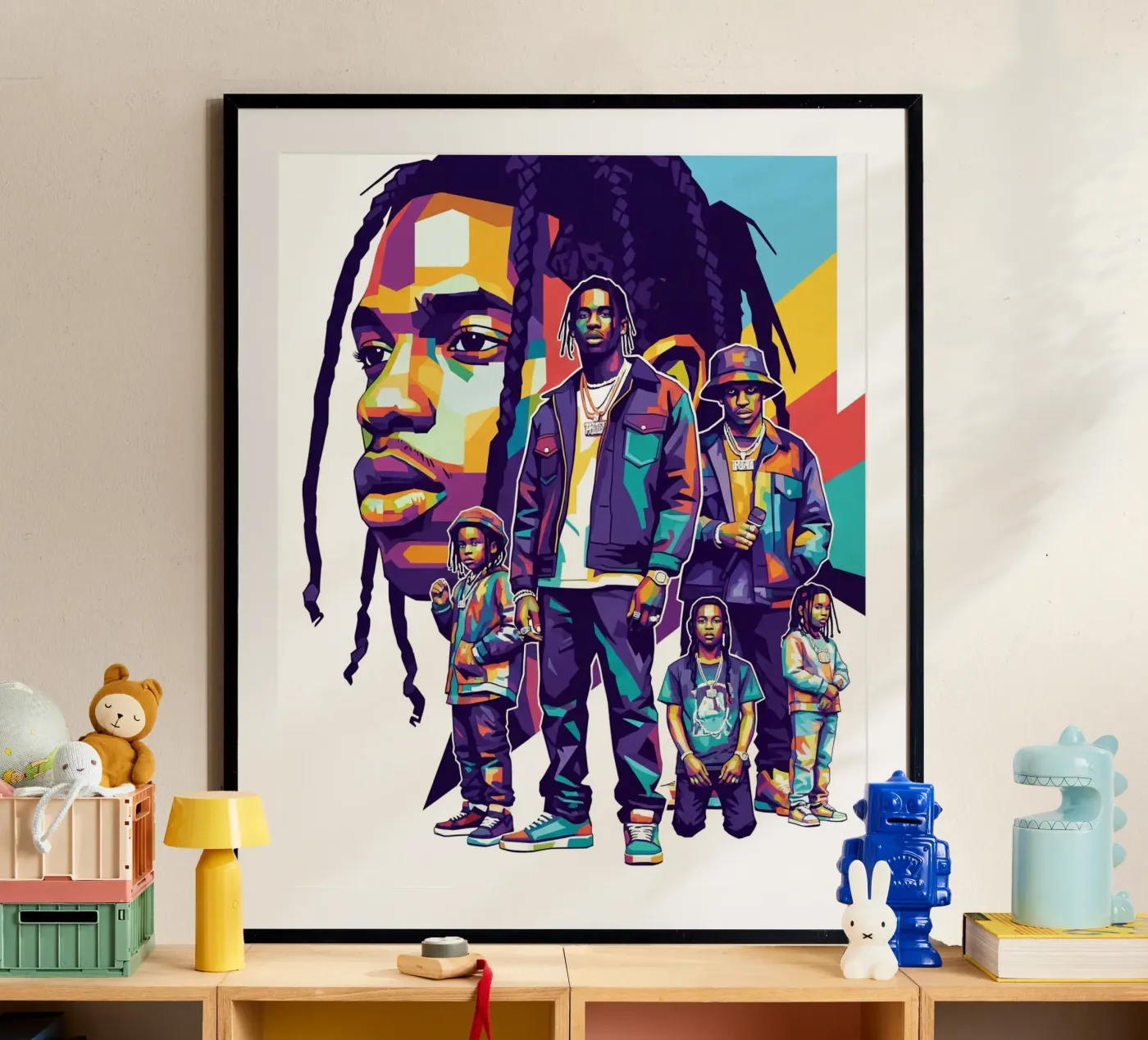 Travis Scott evolution poster de Hantamrata