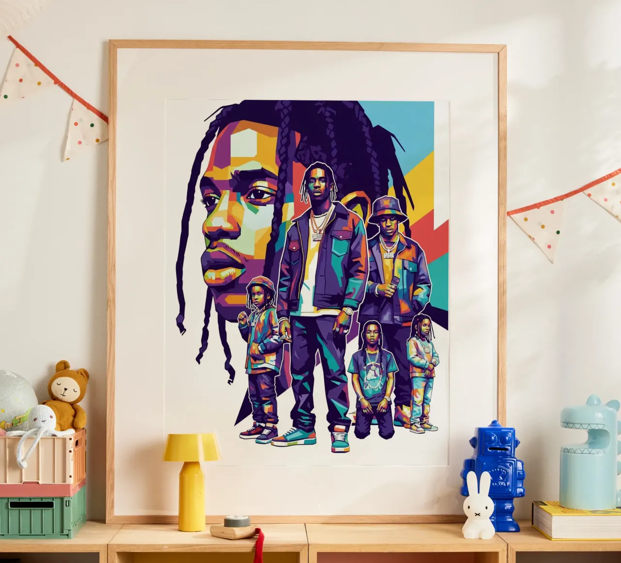 Travis Scott evolution poster by Hantamrata