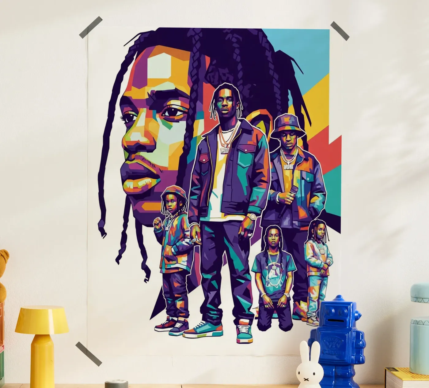 Travis Scott evolution poster de Hantamrata