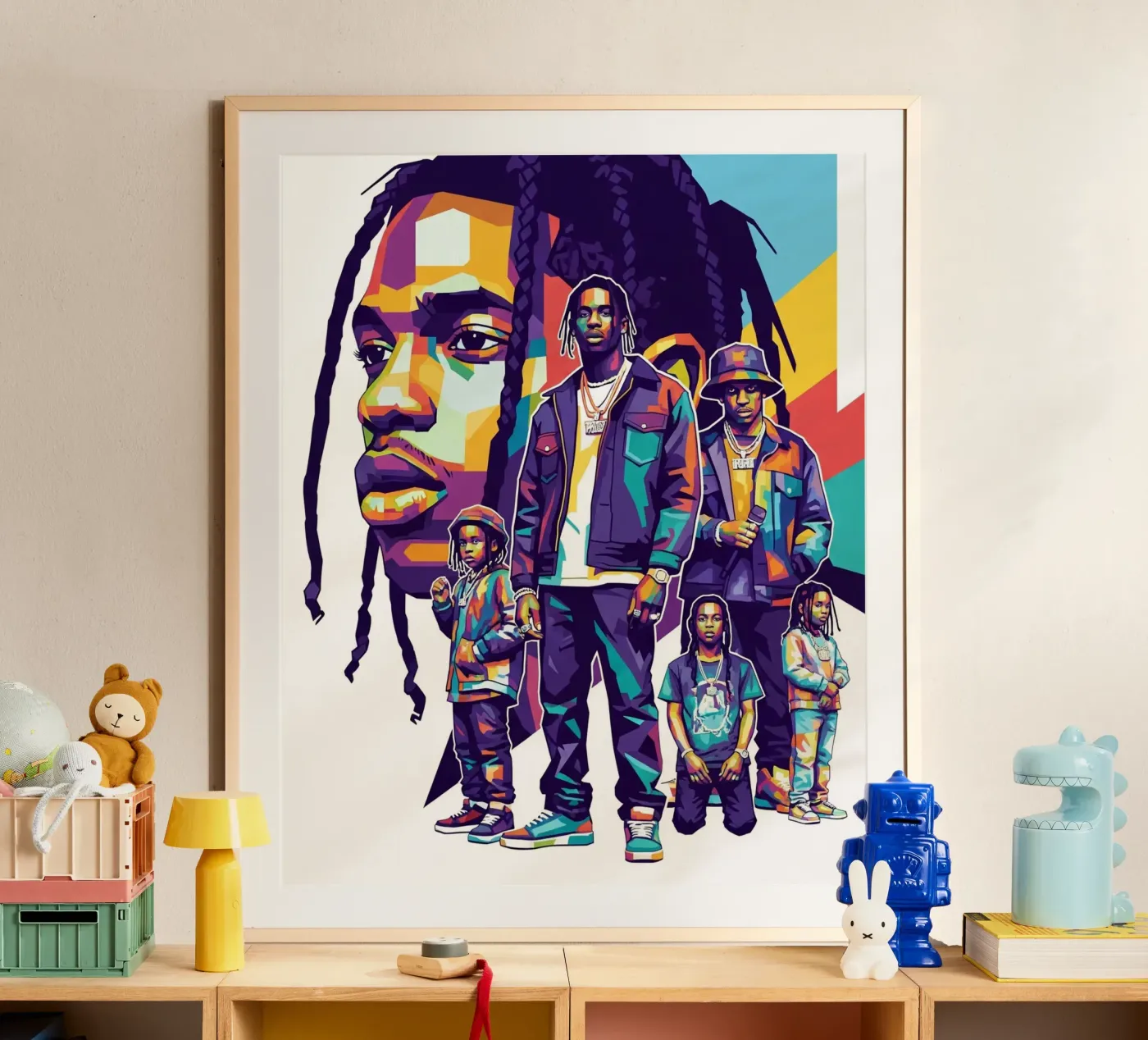 Travis Scott evolution poster de Hantamrata
