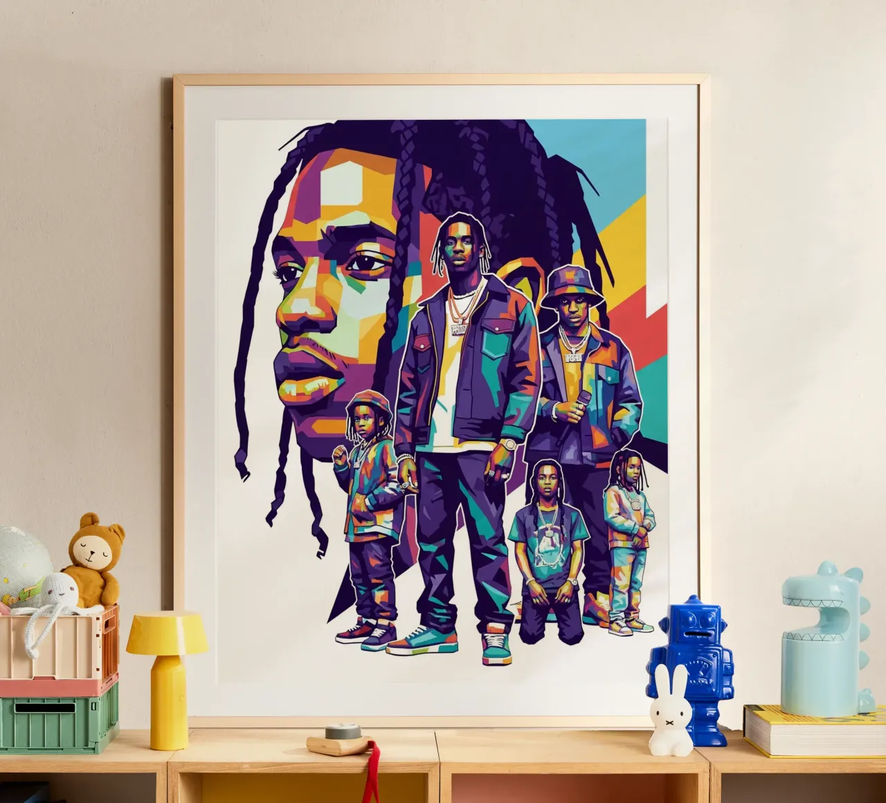 Travis Scott evolution poster by Hantamrata