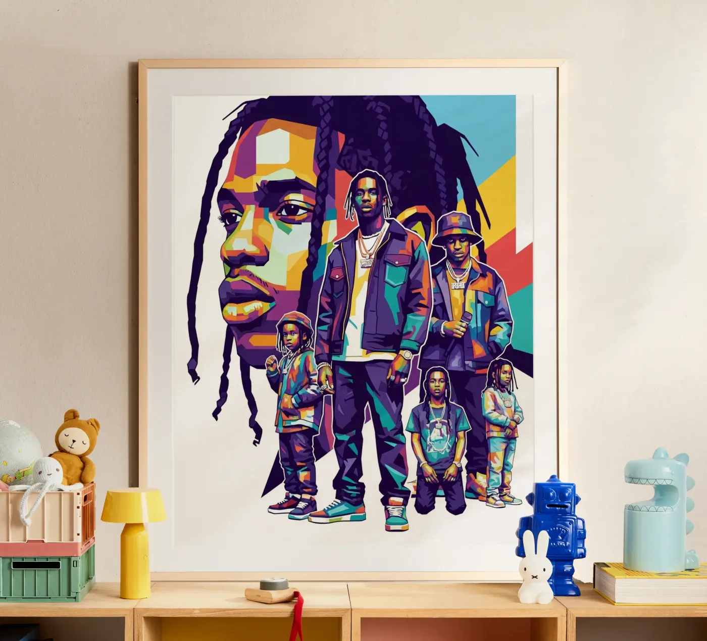 Travis Scott evolution Poster von Hantamrata