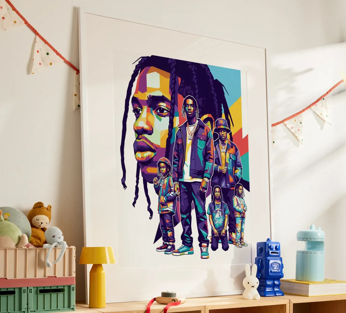 Travis Scott evolution poster de Hantamrata