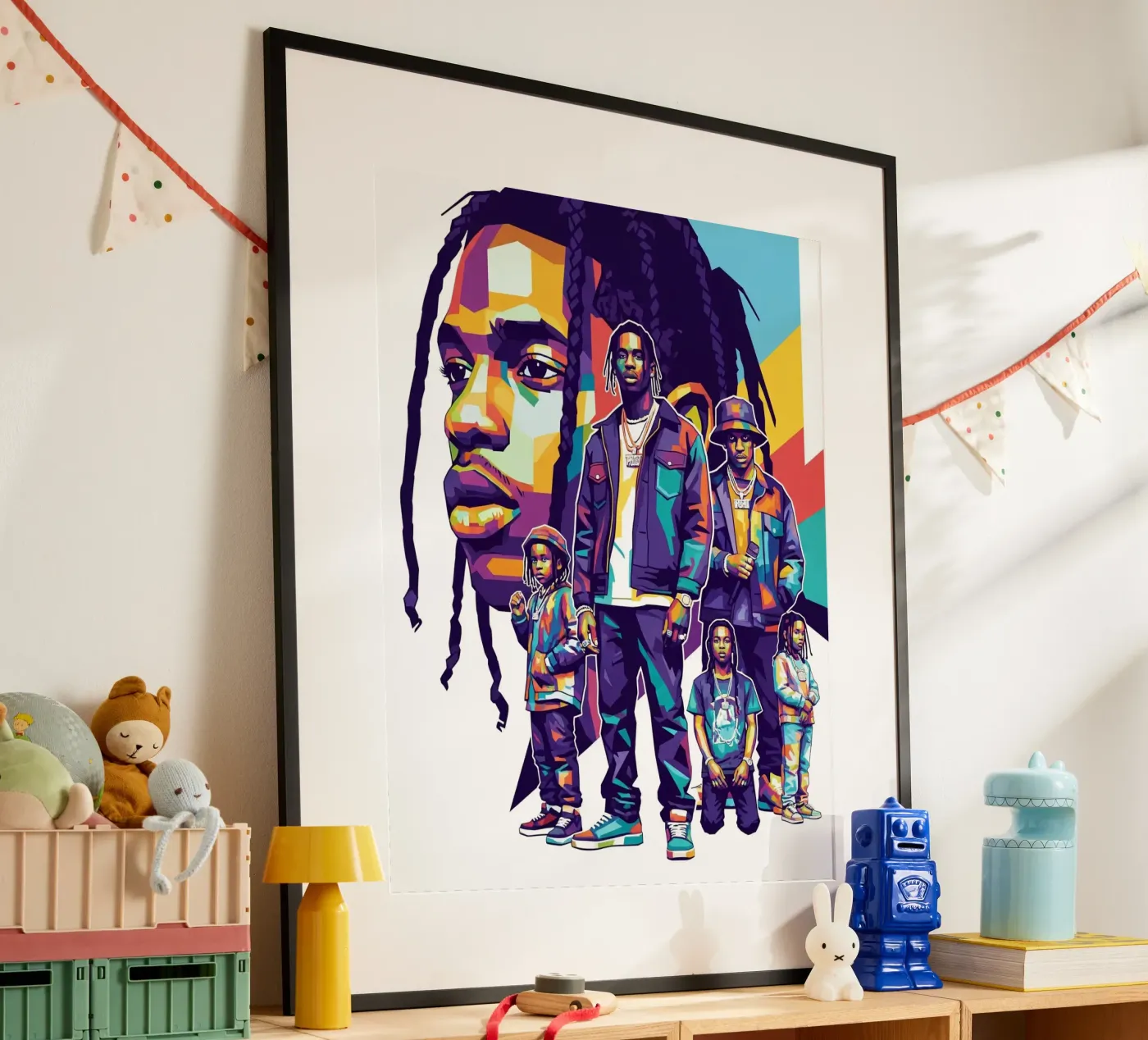 Travis Scott evolution poster de Hantamrata