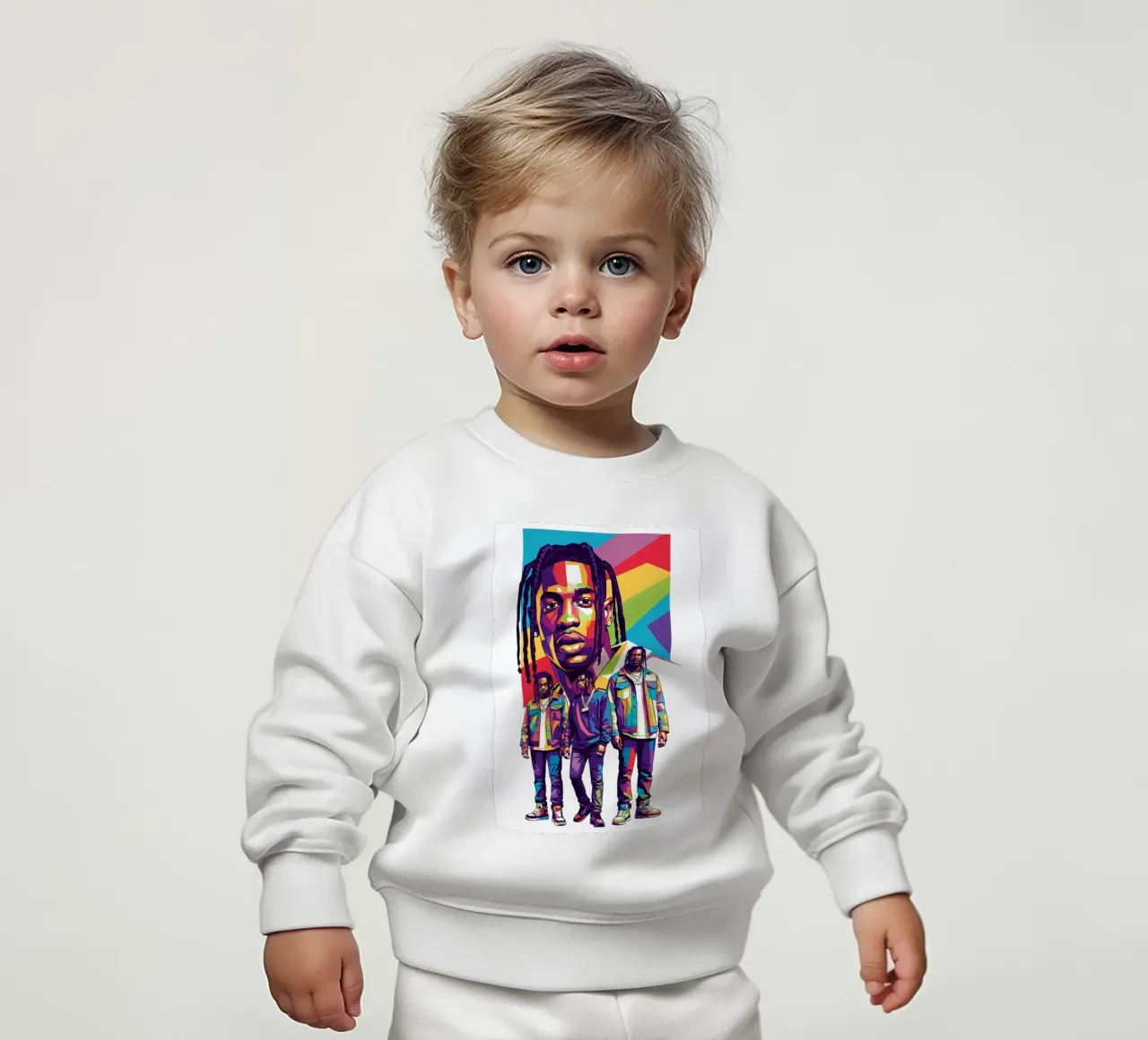 Travis Scott art felpa neonato da Hantamrata