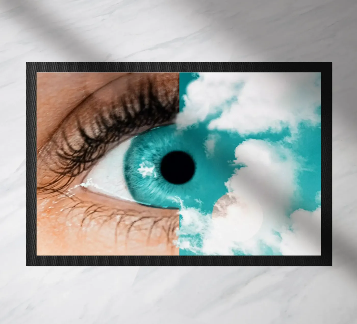 Skeye doormat by mofartmonica