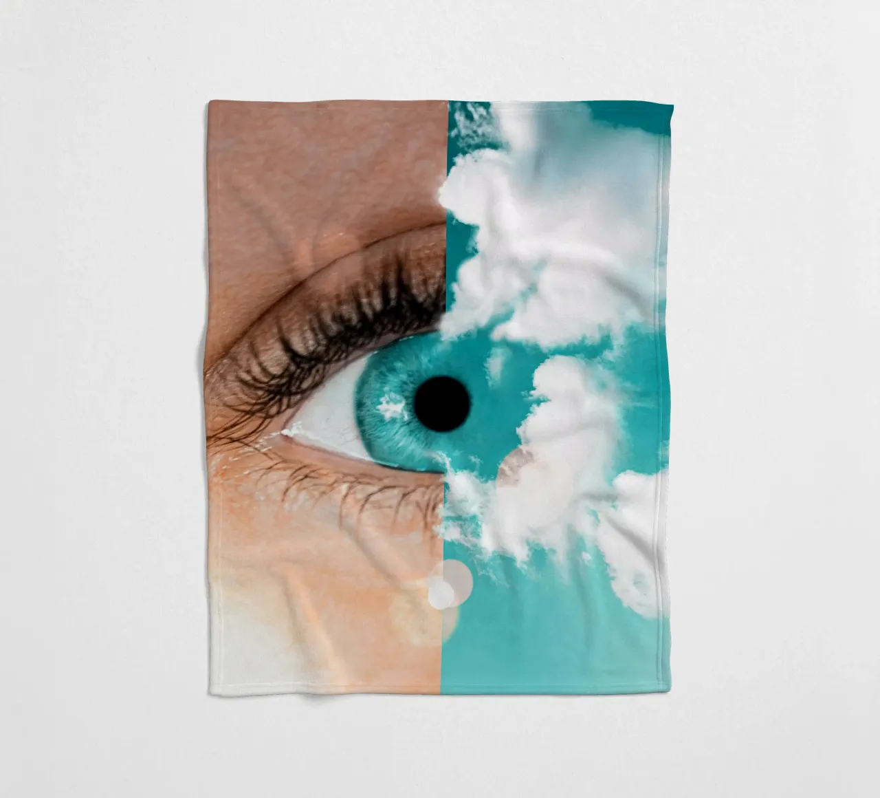 Skeye fleece blanket by mofartmonica