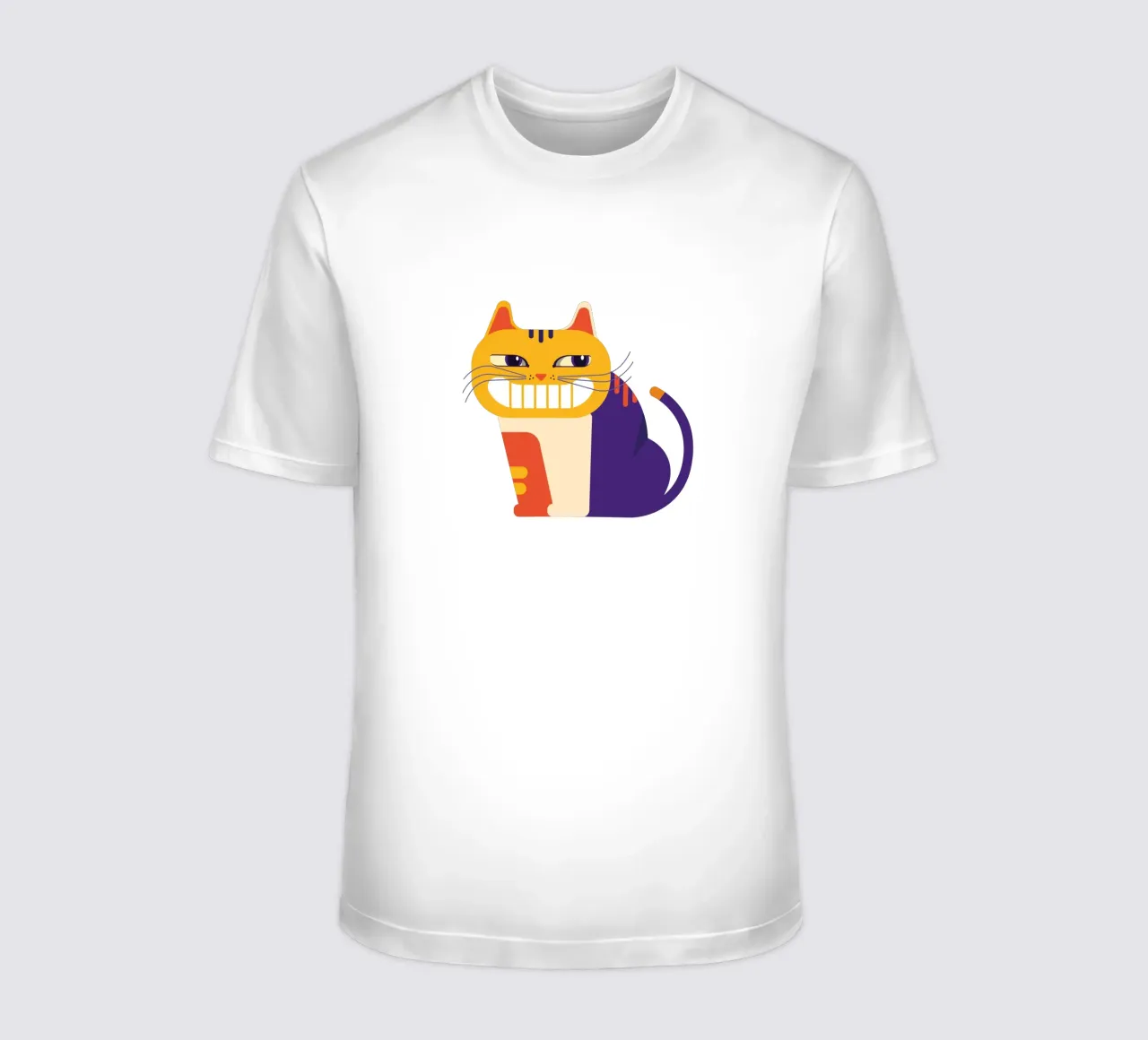 Grinsekatze bold t-shirt da DARIA IVANOVNA