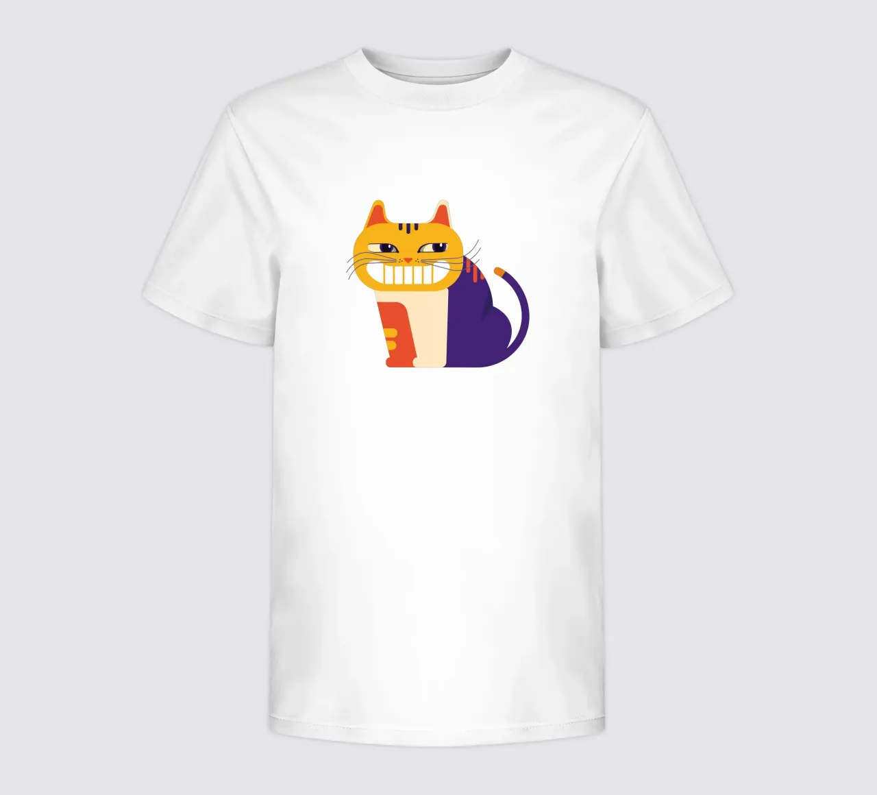 Grinsekatze bold kinder t-shirt van DARIA IVANOVNA