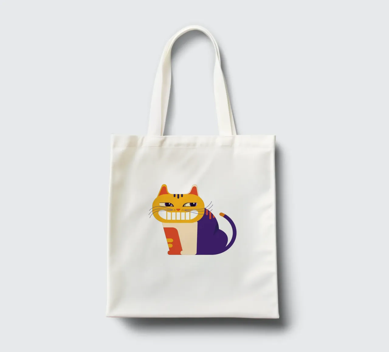 Grinsekatze bold borsa in juta da DARIA IVANOVNA