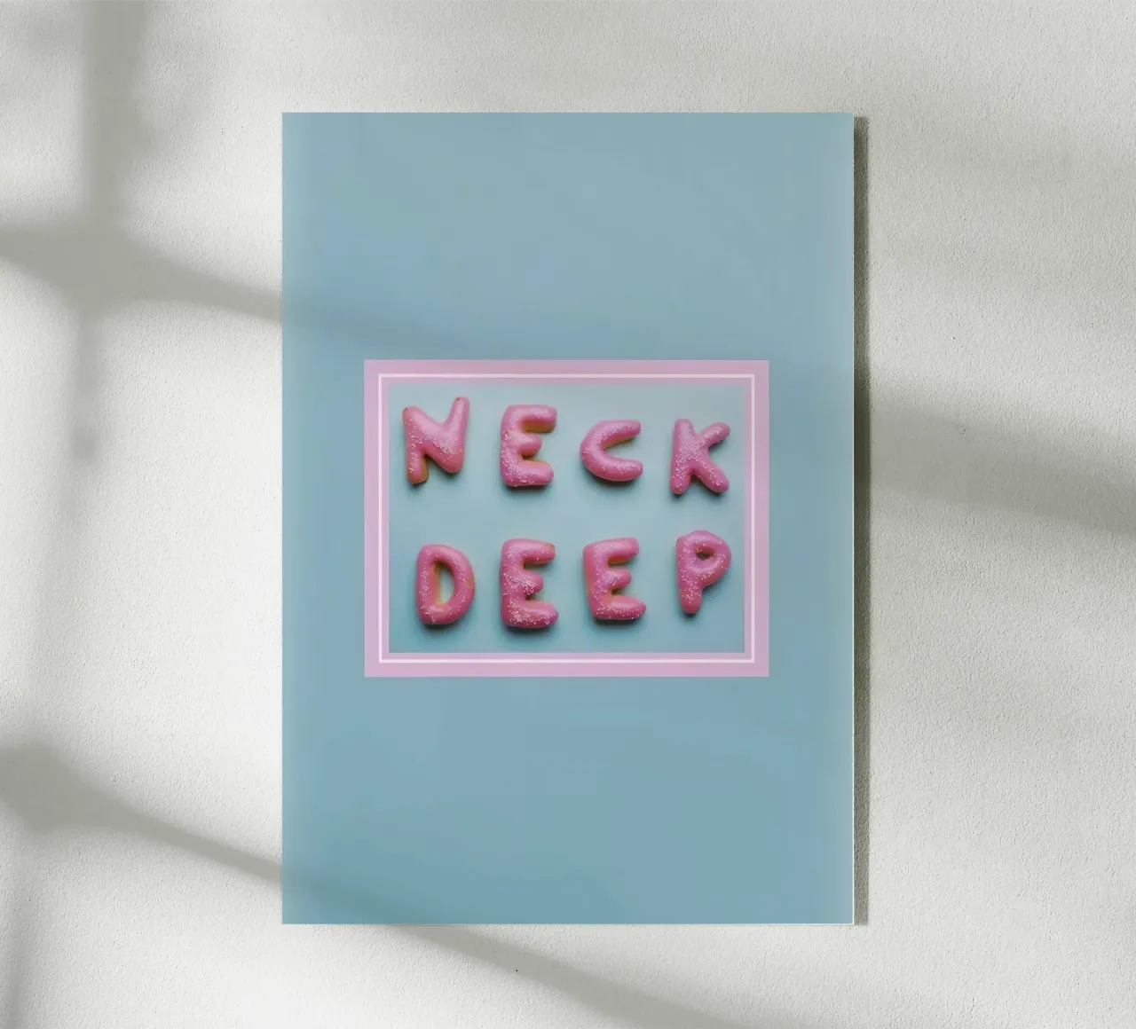 Neck Deep plexiglass da Musadad Shop