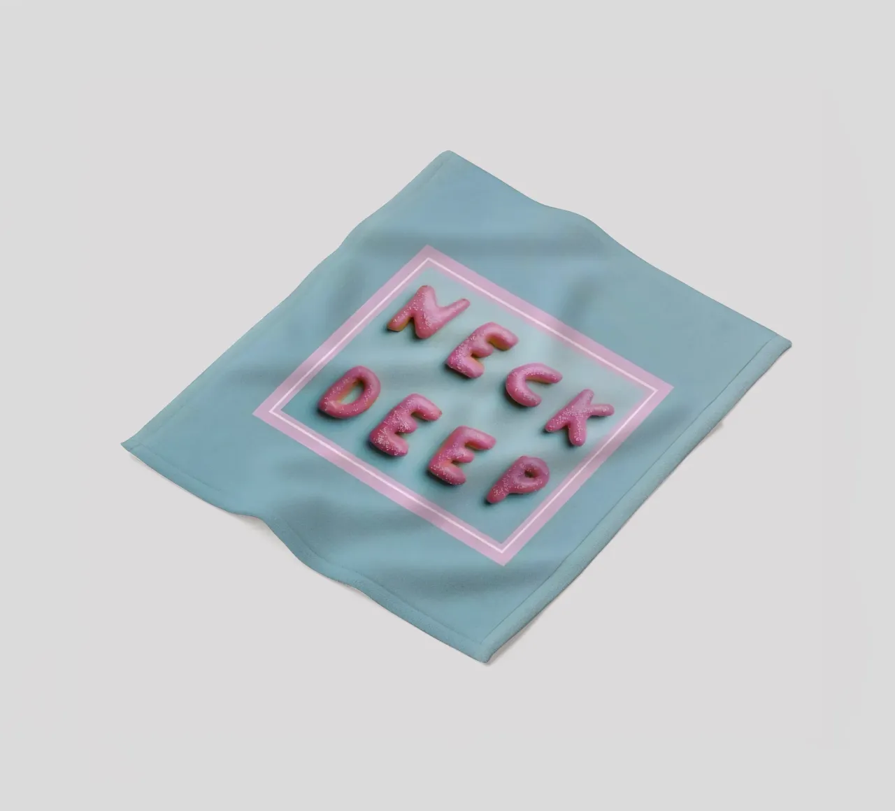 Neck Deep coperta in pile da Musadad Shop